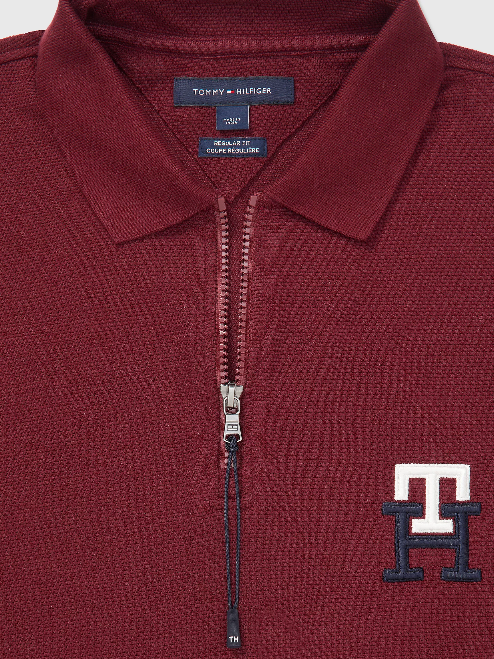 Мужское поло Tommy Hilfiger, Поло с монограммным узором TH