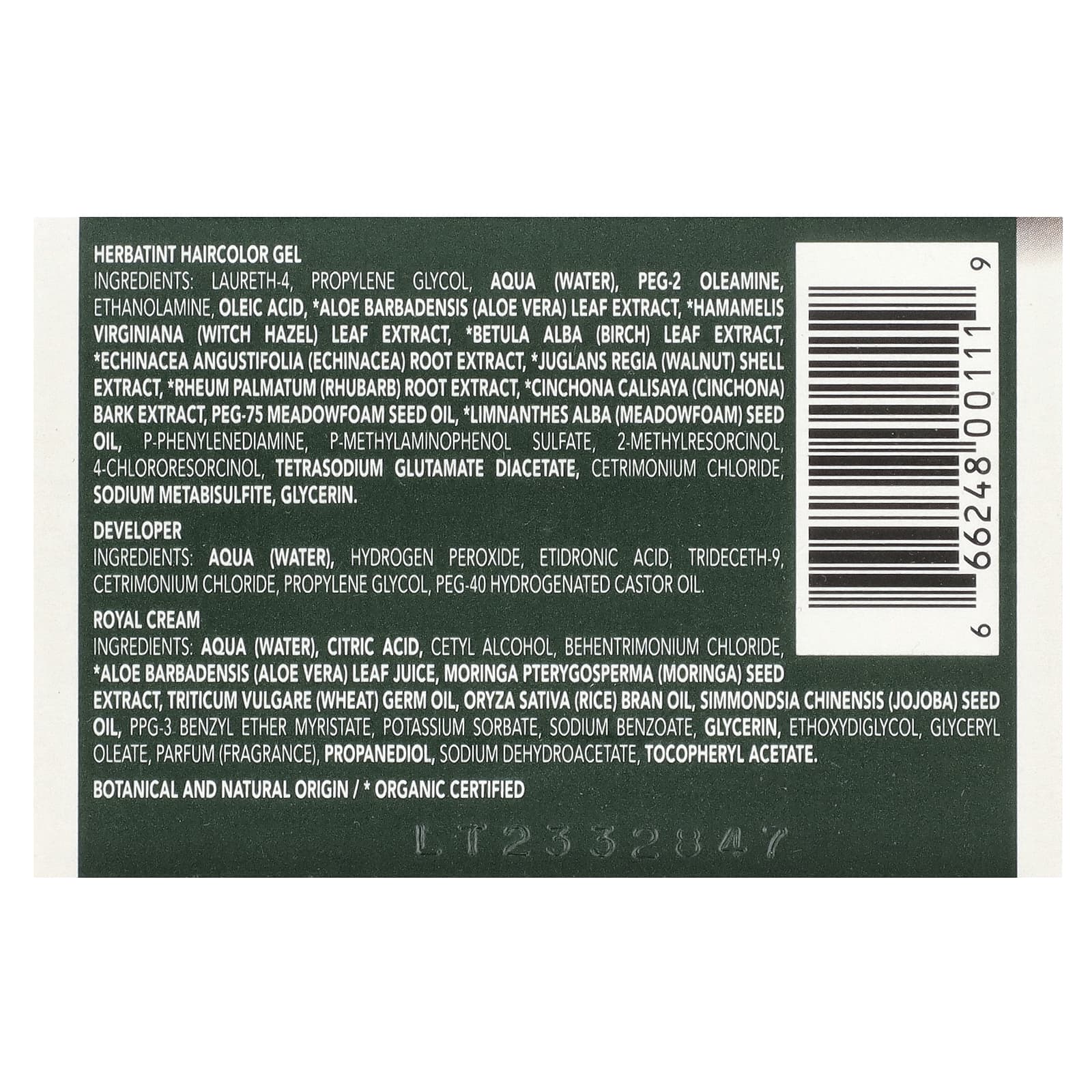 Herbatint, стойкая гель-краска для волос, 5D, светлый пепельный каштан, 135 мл (4,56 жидк. унции)