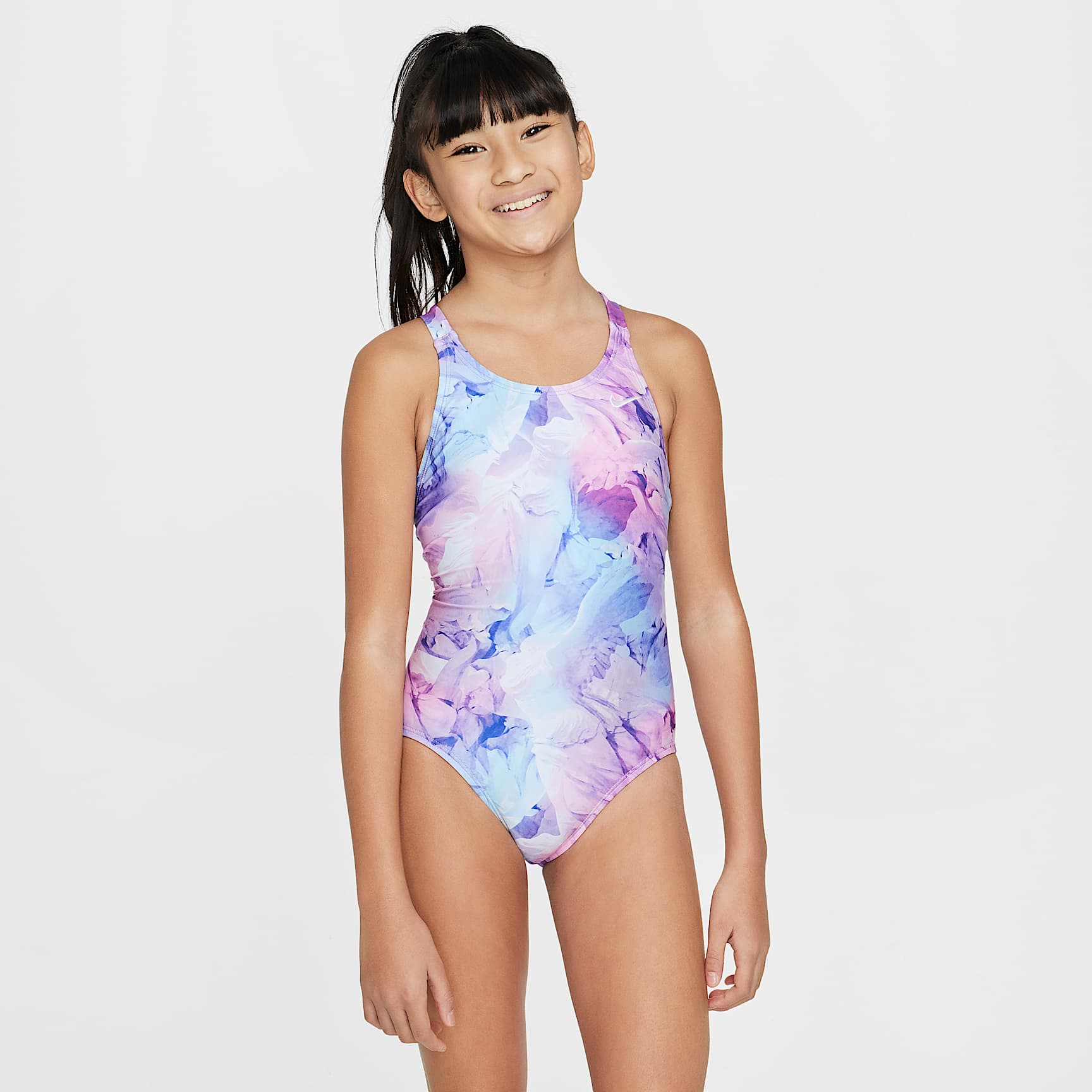 Nike Swim HydraStrong Big Kids' (Girls') Fastback One-Piece