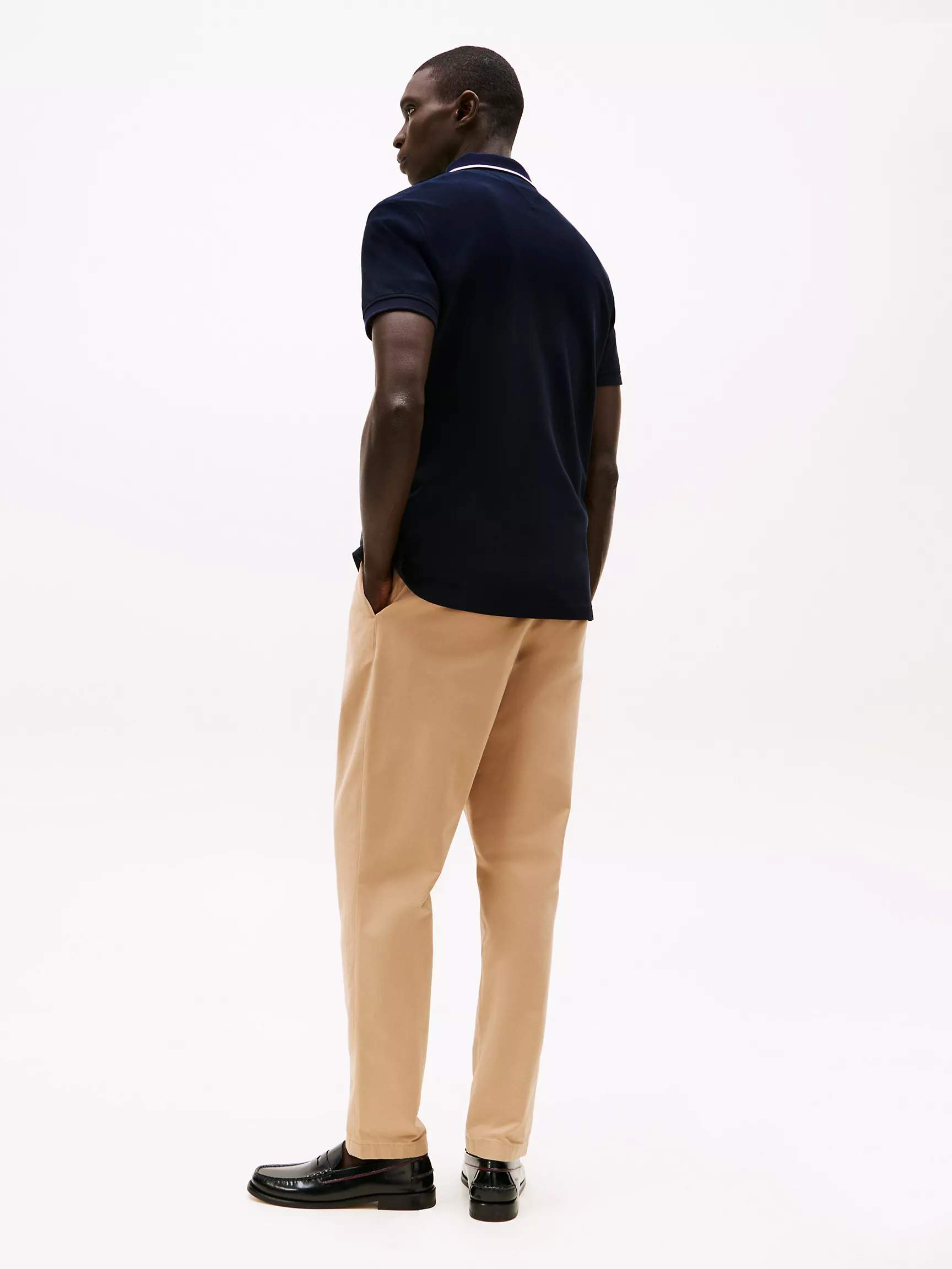 Мужское поло Tommy Hilfiger, Стандартное поло с вышитым логотипом Hilfiger