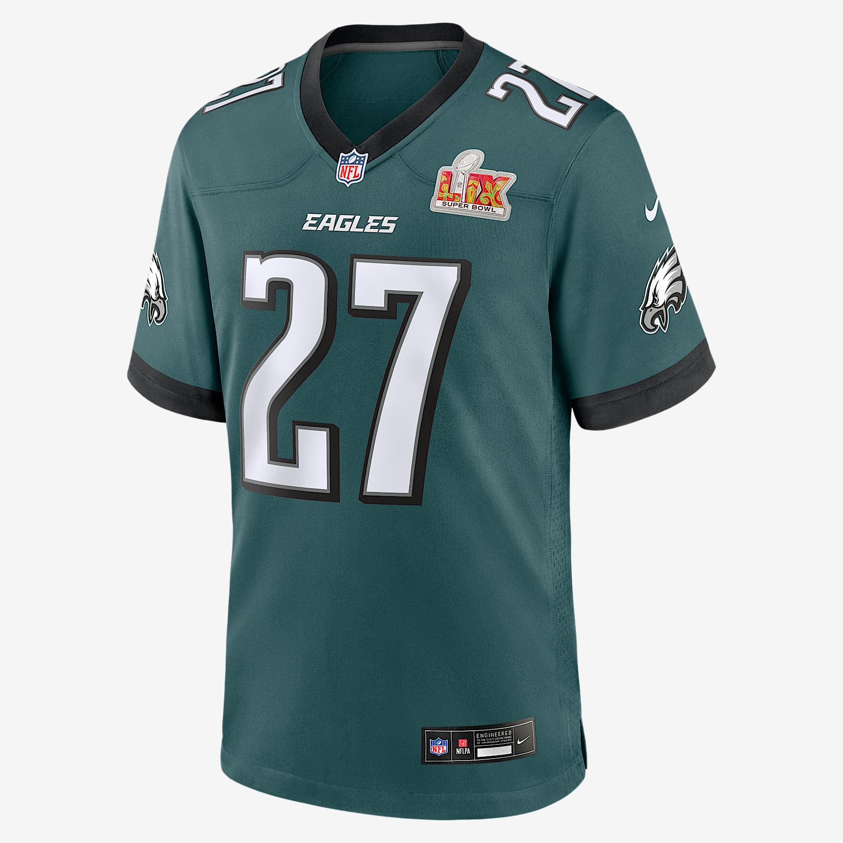 Quinyon Mitchell Philadelphia Eagles Super Bowl LIX Men's Nike NFL Game Jersey