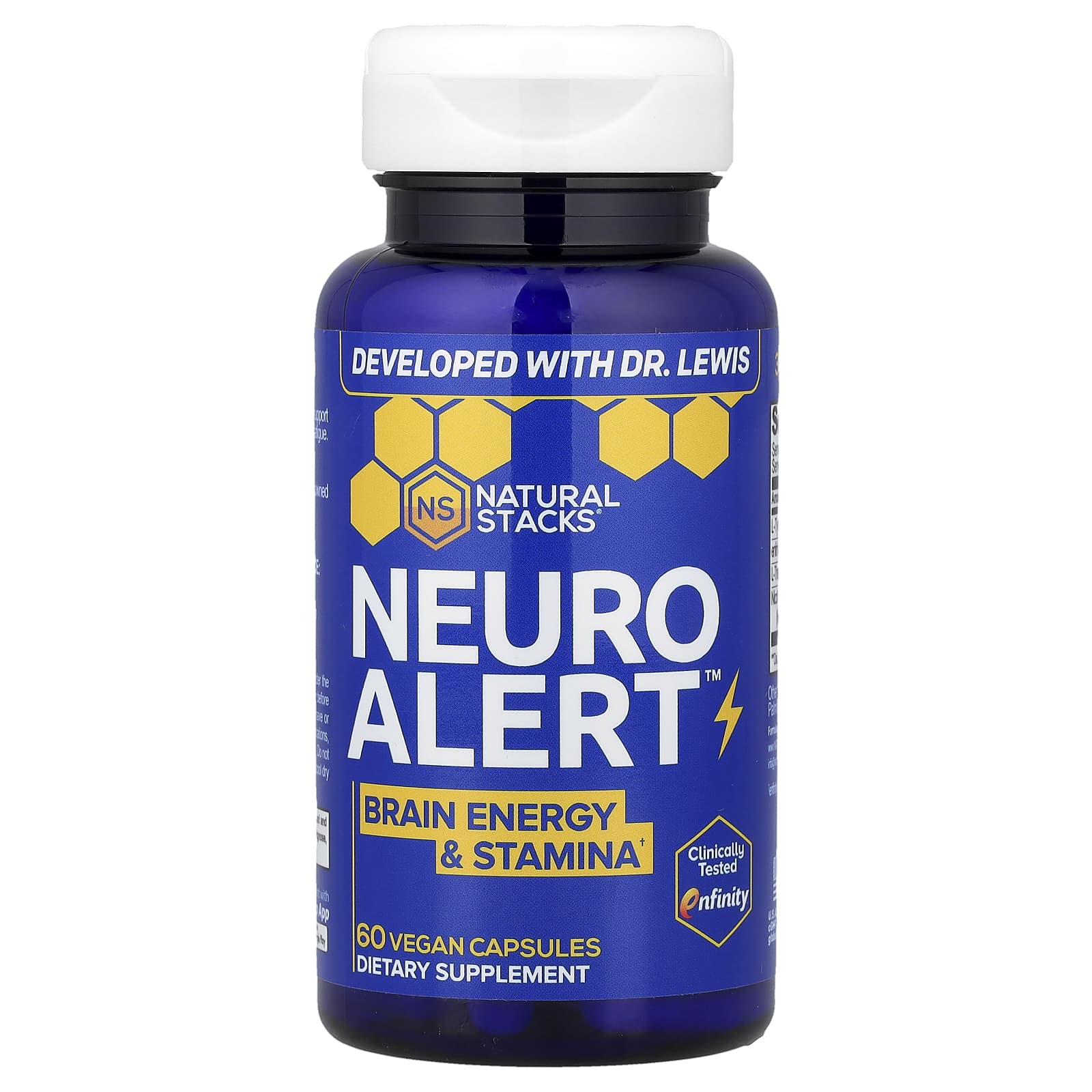 Natural Stacks, Neuro Alert™, 60 веганских капсул