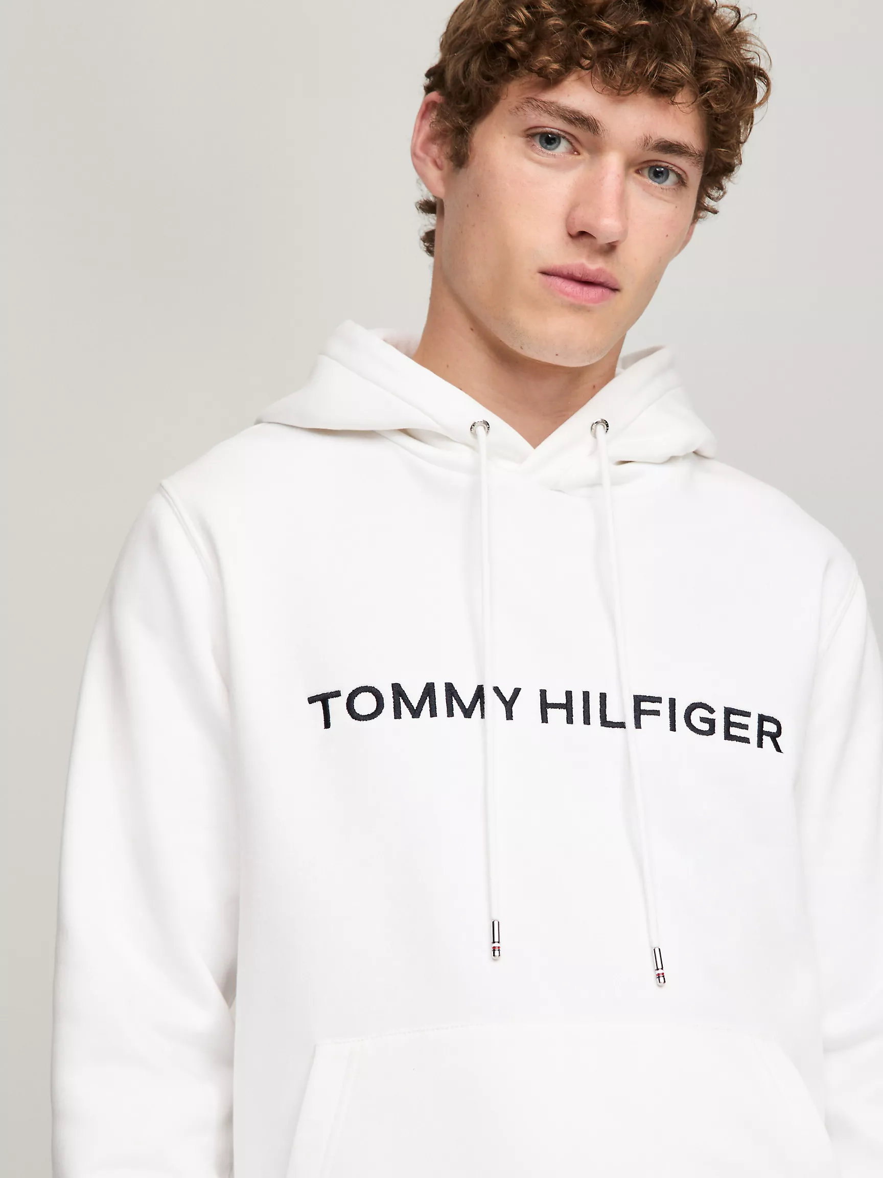 Мужское худи Tommy Hilfiger, Худи с вышитым логотипом Tommy Icon