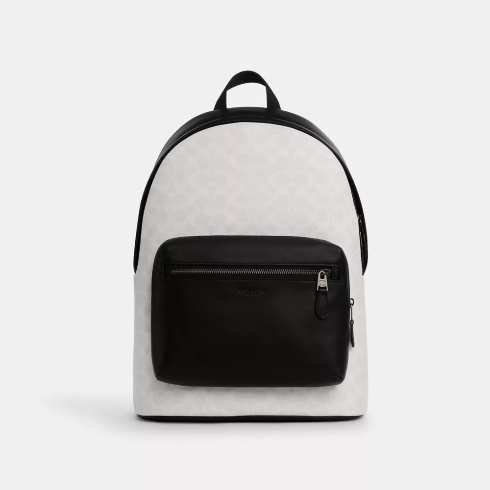 Рюкзак COACH West Backpack In Signature Canvas