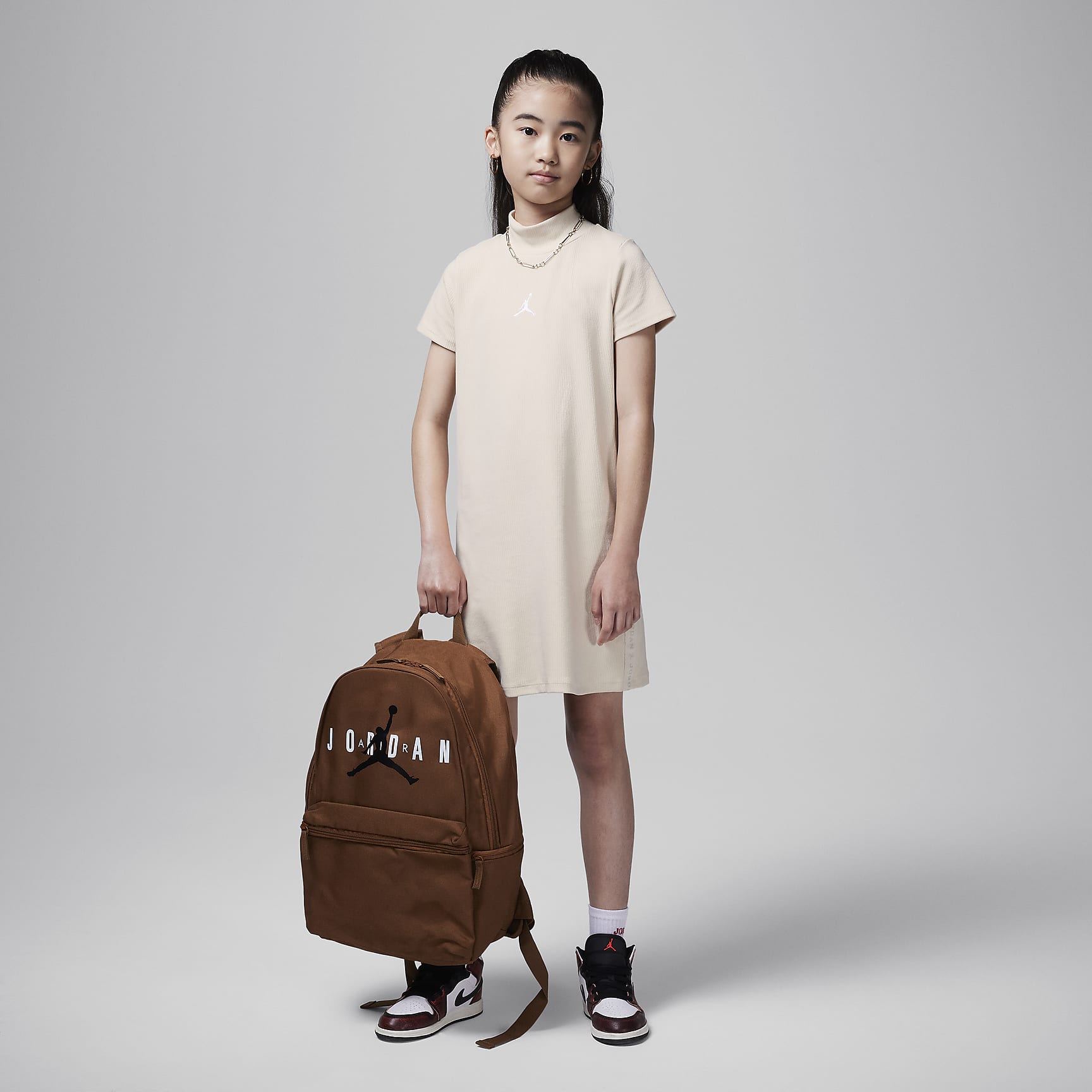 Jordan Big Kids' Jumpman Ribbed Taping Dress
