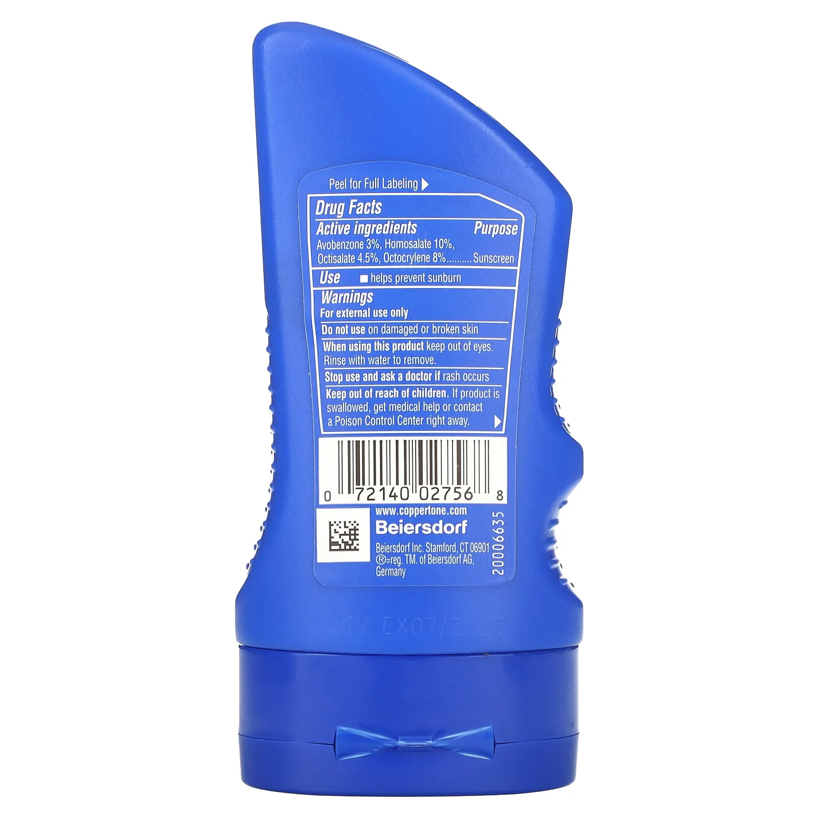 Coppertone, Sport, солнцезащитный лосьон, эффективность 4-в-1, SPF 50, 89 мл (3 жидк. Унции)