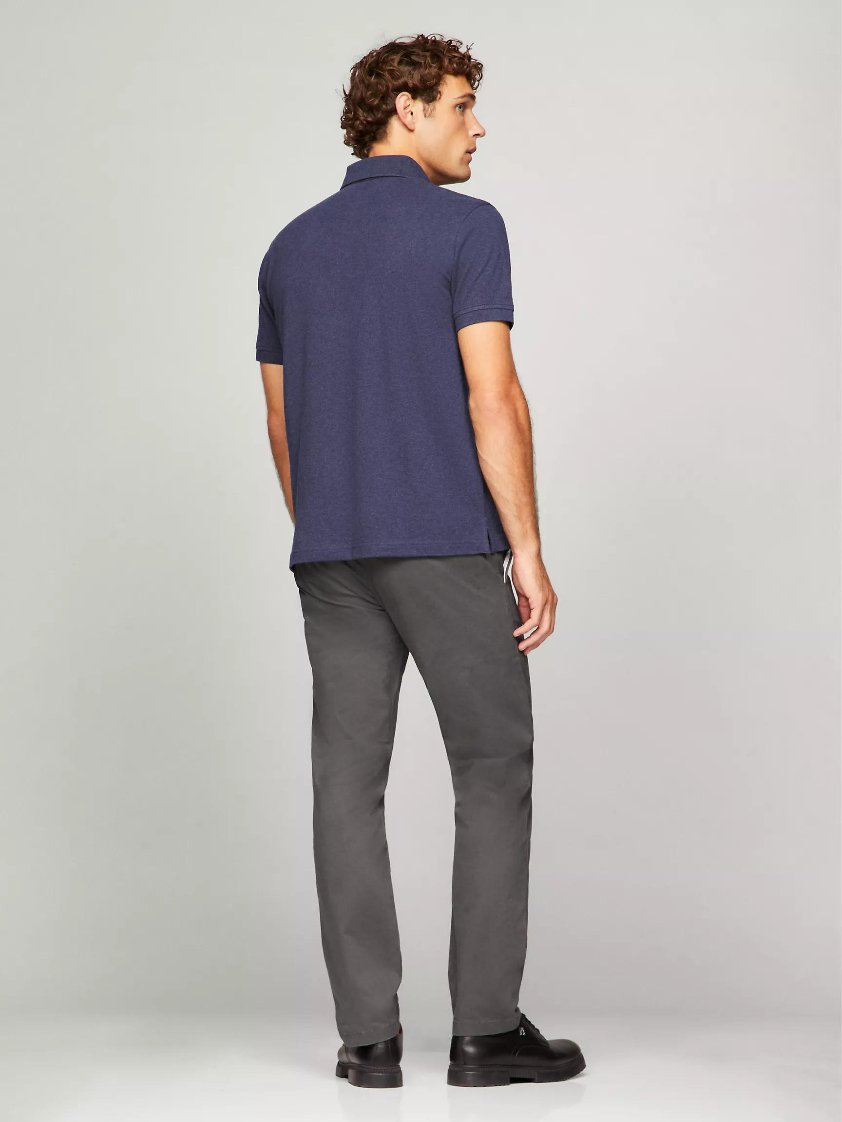 Мужское поло Tommy Hilfiger, Эластичное поло стандартного кроя Tommy