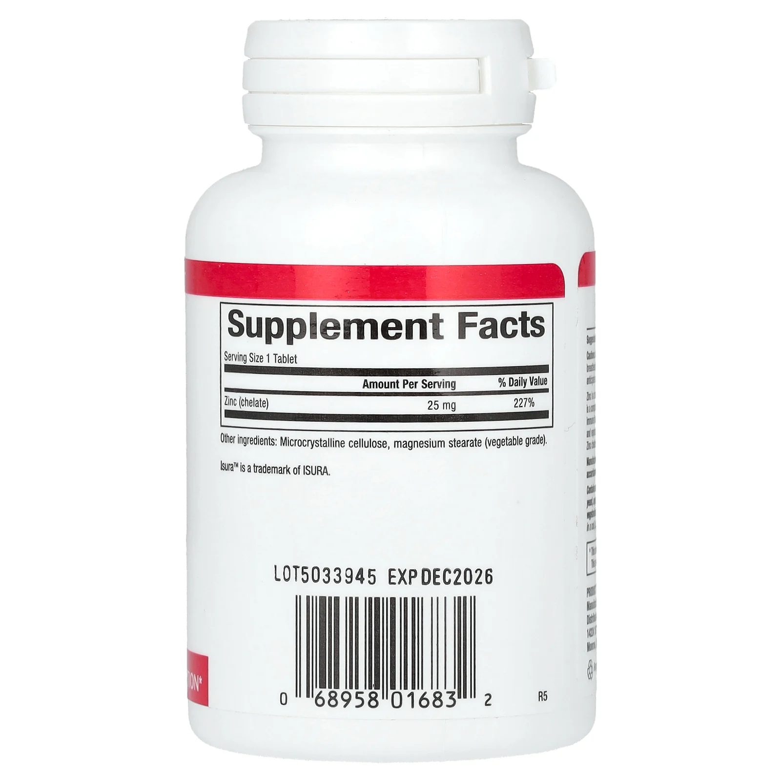 Natural Factors, хелат цинка, 25 мг, 90 таблеток