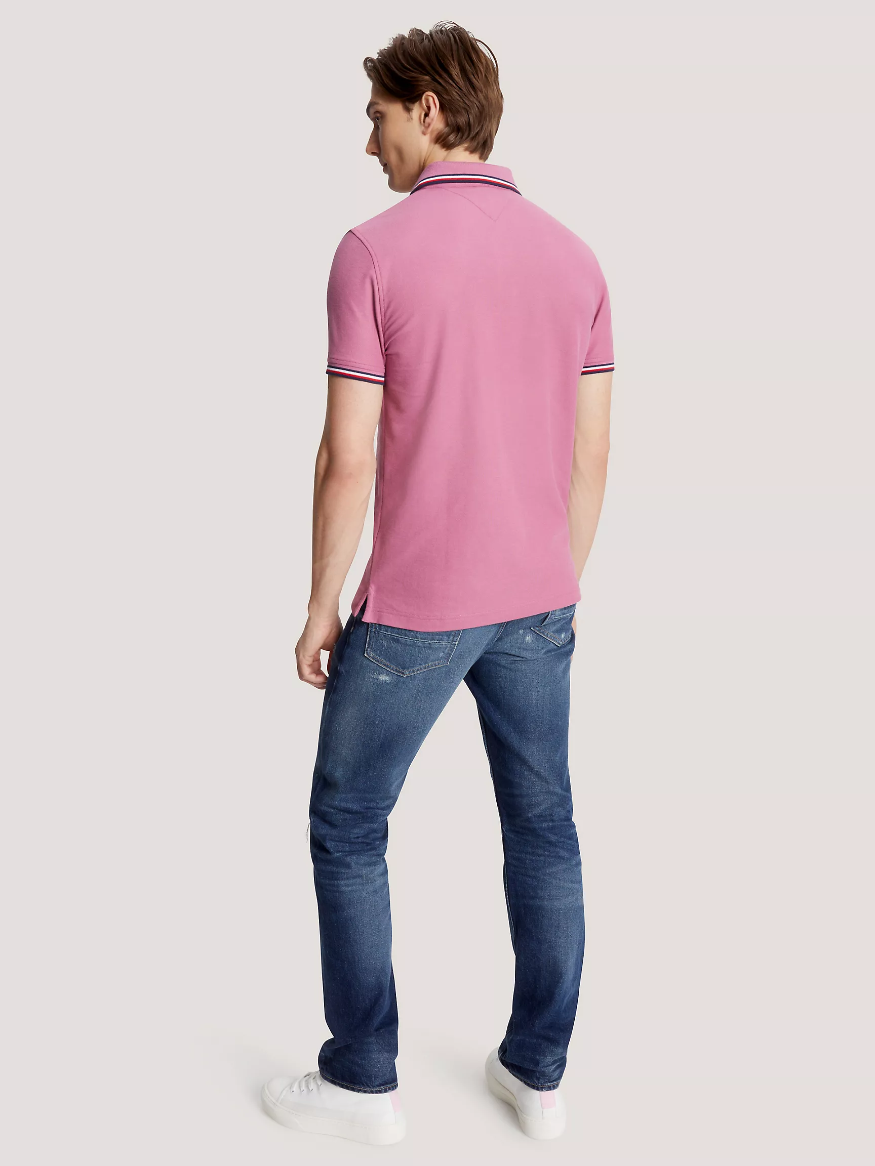 Мужское поло Tommy Hilfiger, Влагоотводящее поло Tommy стандартного кроя