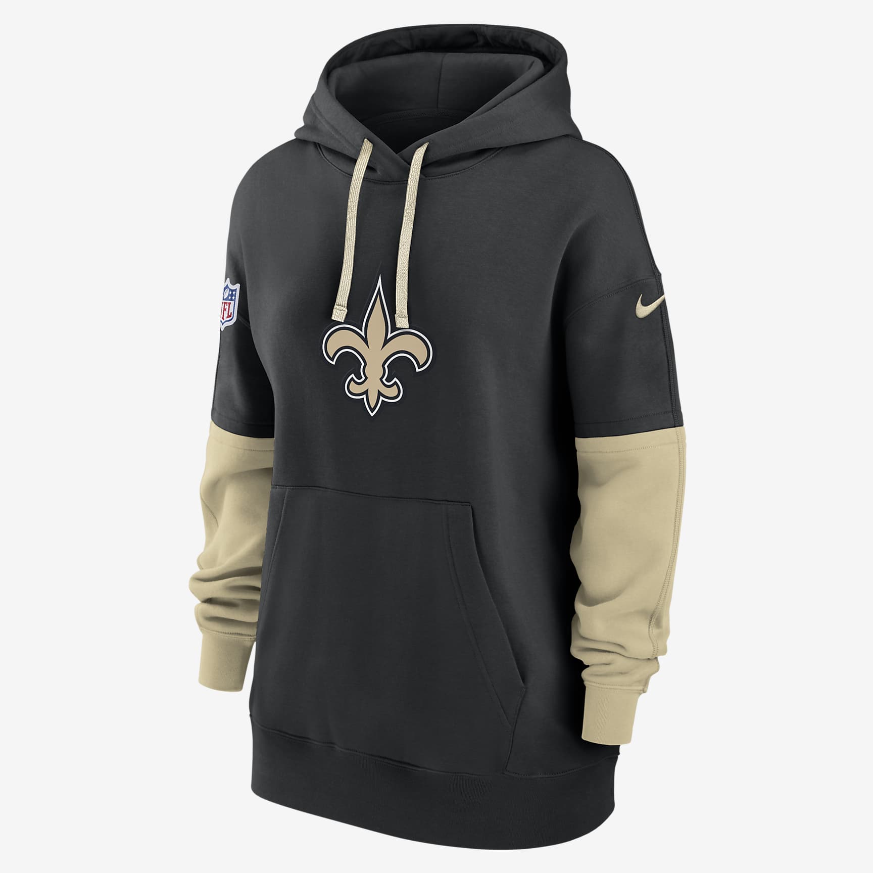 New Orleans Saints Sideline Essential Women's Nike NFL Pullover Hoodie