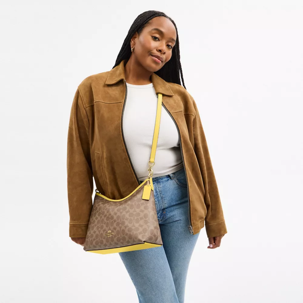 Сумка COACH Laurel Shoulder Bag In Signature Canvas