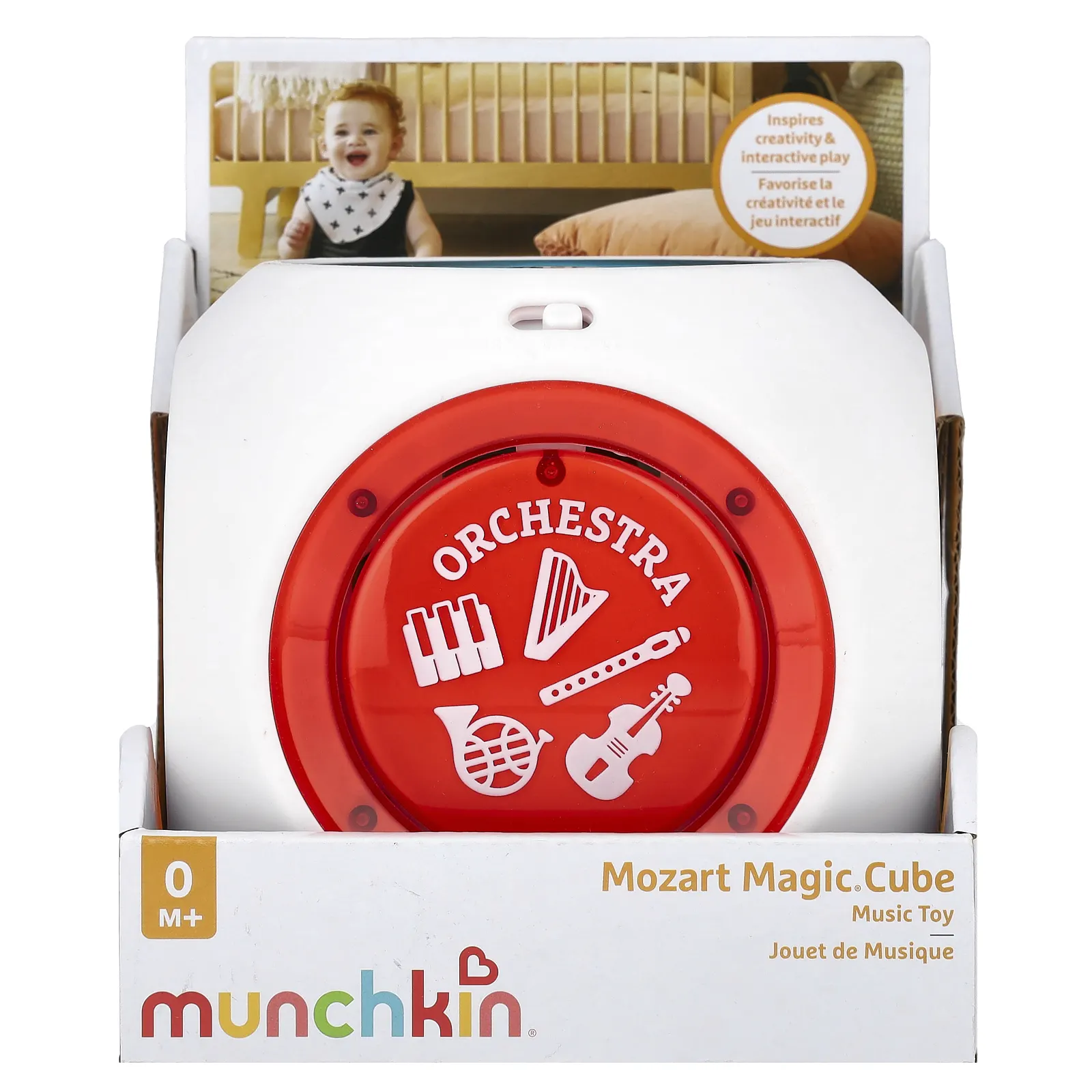Munchkin, Mozart Magic® Cube, для детей от 0 месяцев, 1 кубик
