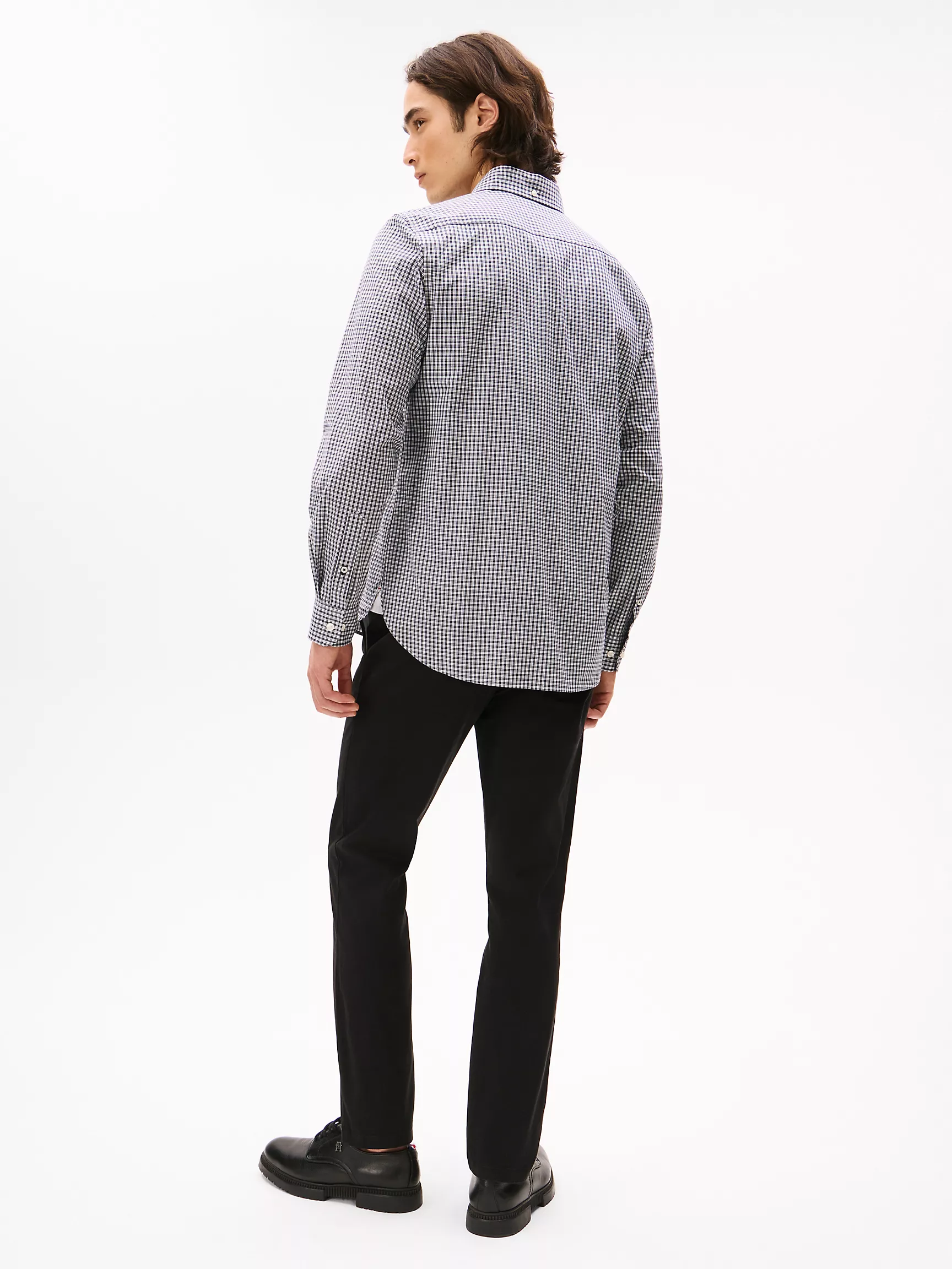 Мужская рубашка Tommy Hilfiger, Эластичная рубашка из поплина стандартного кроя