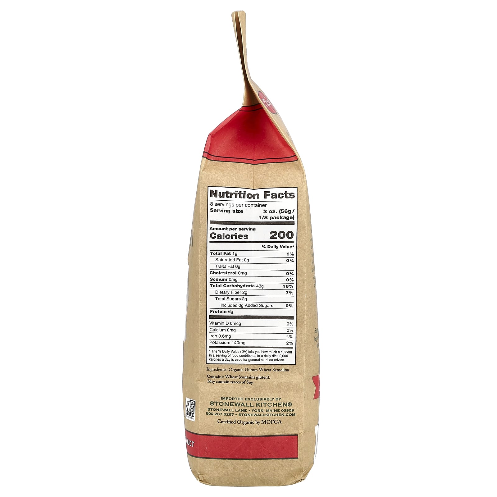 Montebello, Organic Maccheroni, 16 oz (454 g)