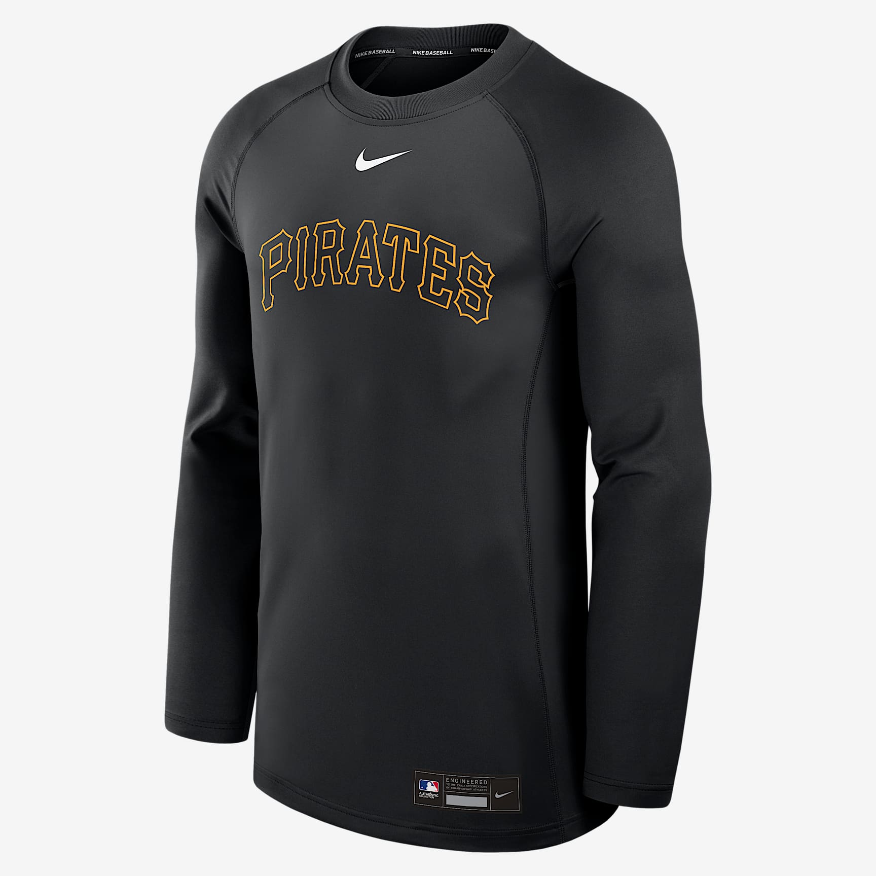 Pittsburgh Pirates Authentic Collection Game Time Men's Nike Dri-FIT MLB Pullover Crew