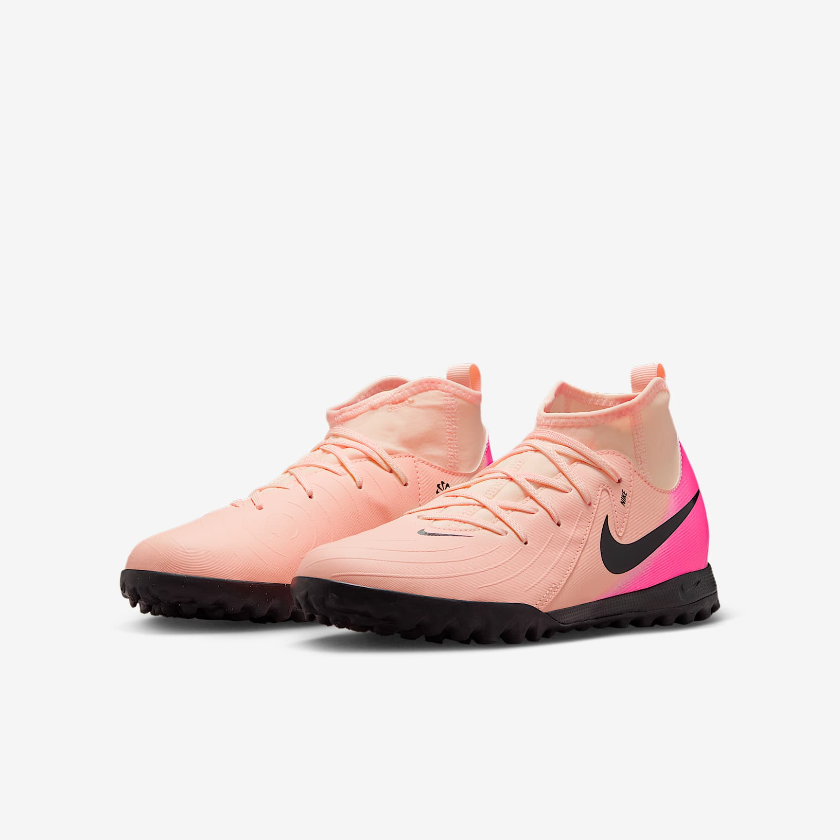 Nike Jr. Phantom Luna 2 Academy Little/Big Kids' TF Soccer Shoes
