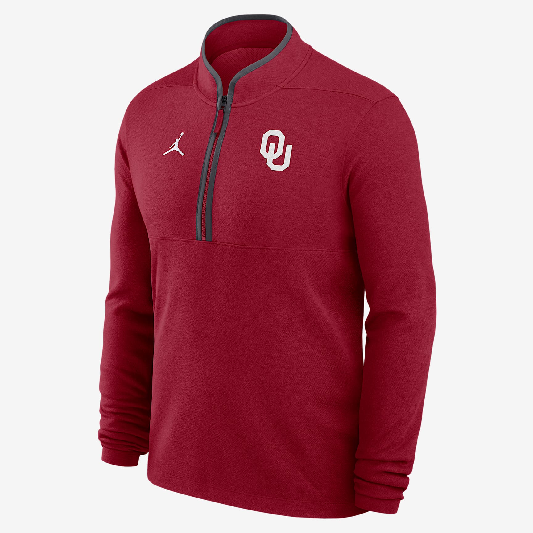 Oklahoma Sooners Victory Men's Nike Dri-FIT College 1/2-Zip Long-Sleeve Top