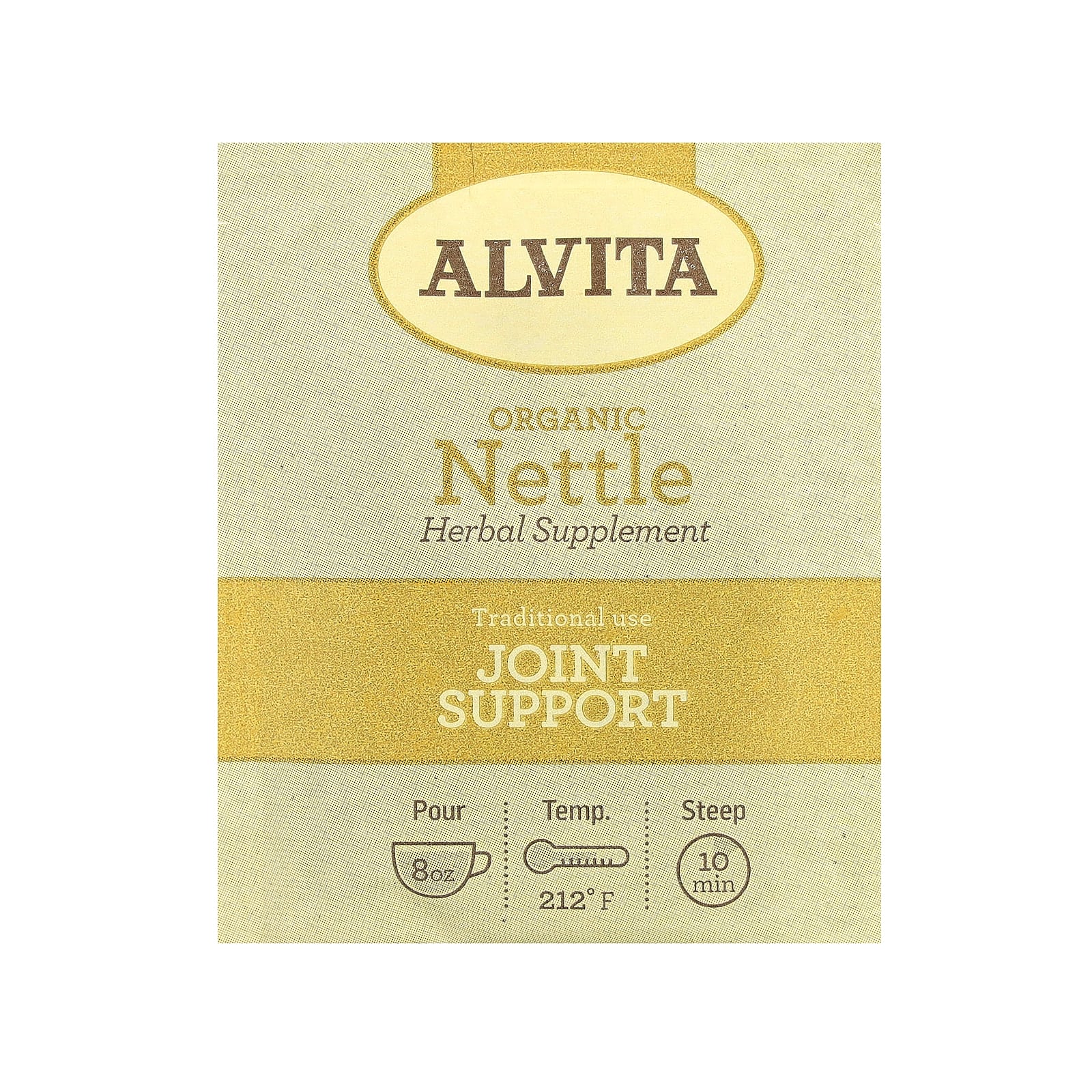 Alvita Teas, органический растительный чай, крапива, без кофеина, 16 индивидуально упакованных чайных пакетиков, 19,28 г (0,68 унции)