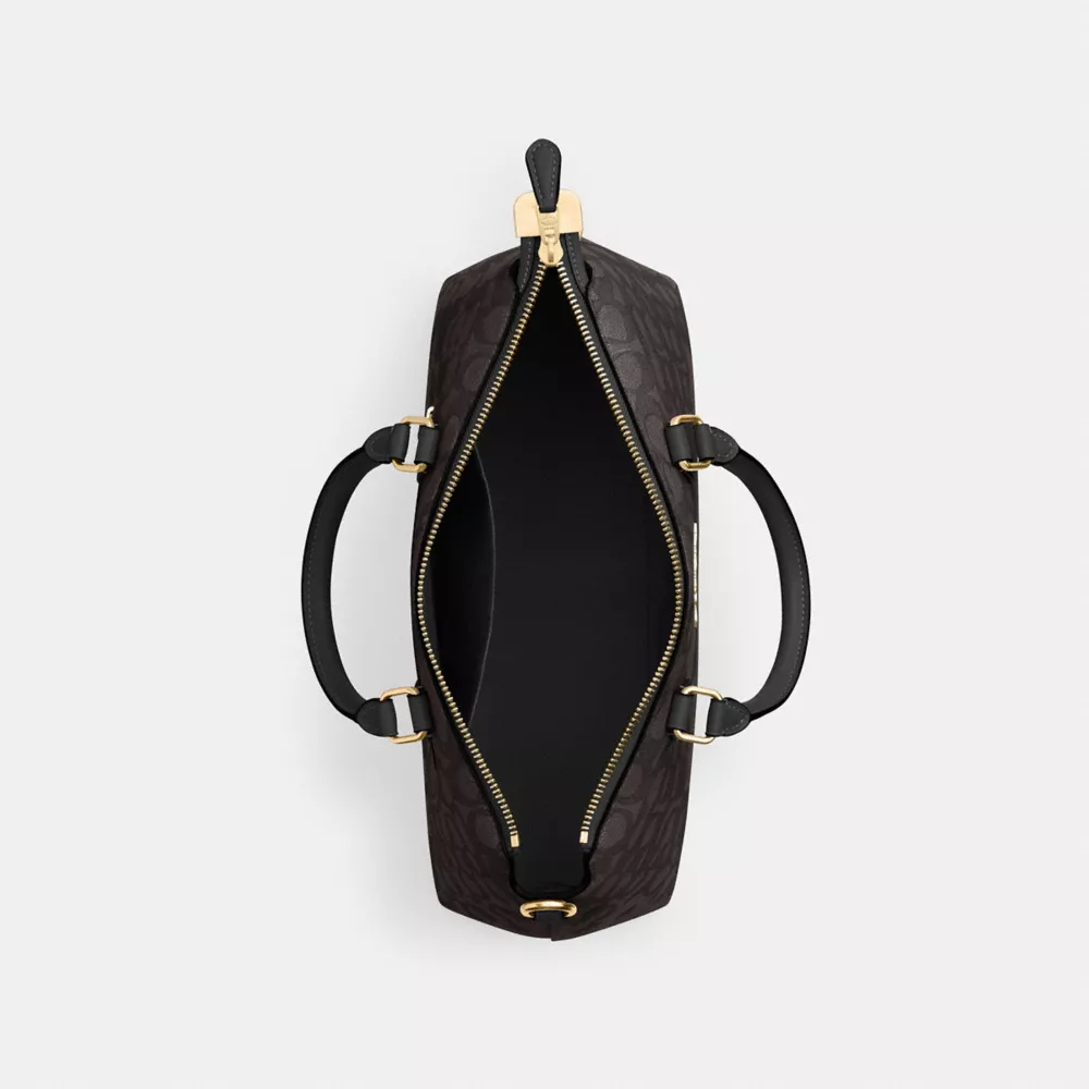 Сумка COACH Georgia Satchel Bag In Signature Canvas