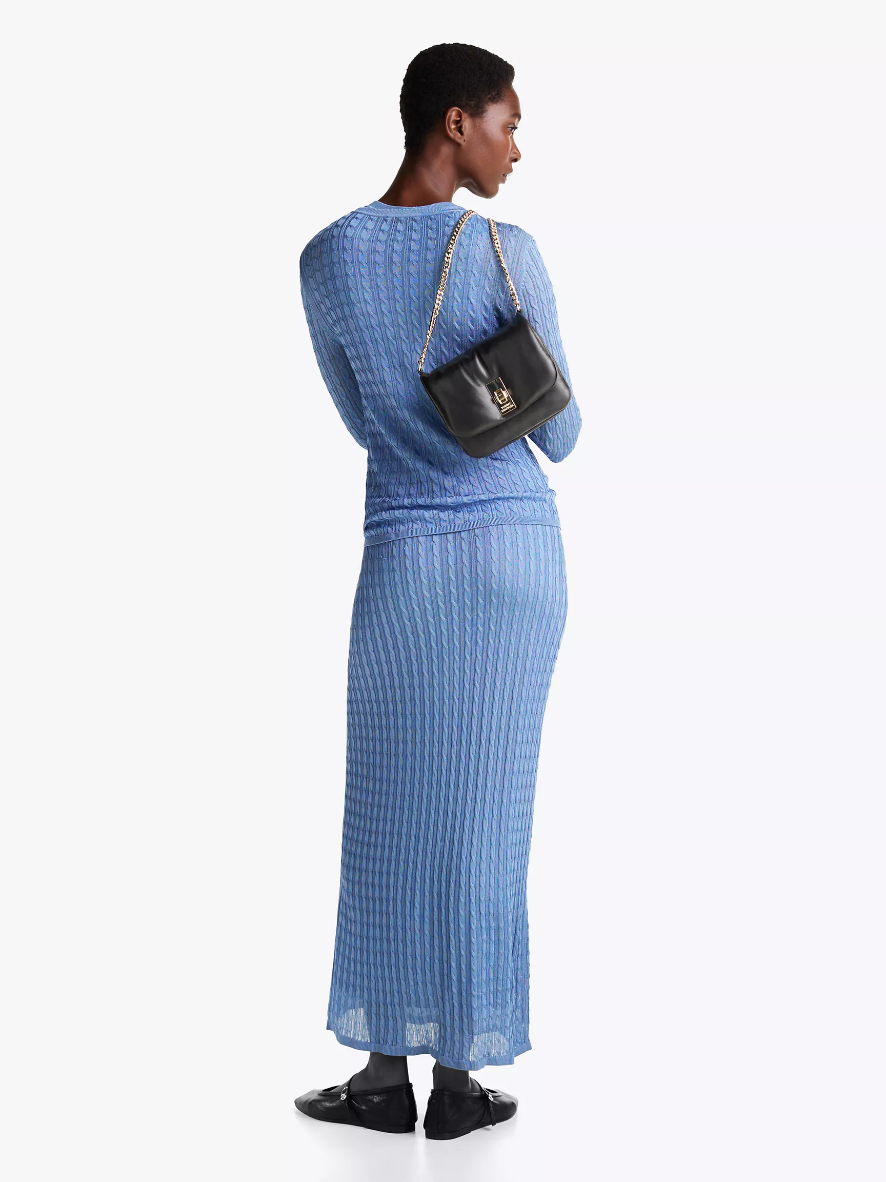 Женская сумка Tommy Hilfiger, Кожаная кроссбоди-сумка Tommy с цепочкой