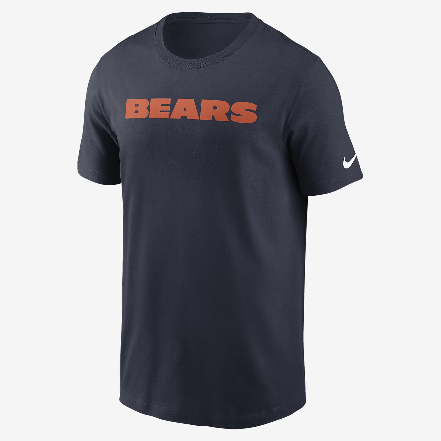 Chicago Bears Team Outline Essential T-Shirt Men's Nike NFL T-Shirt