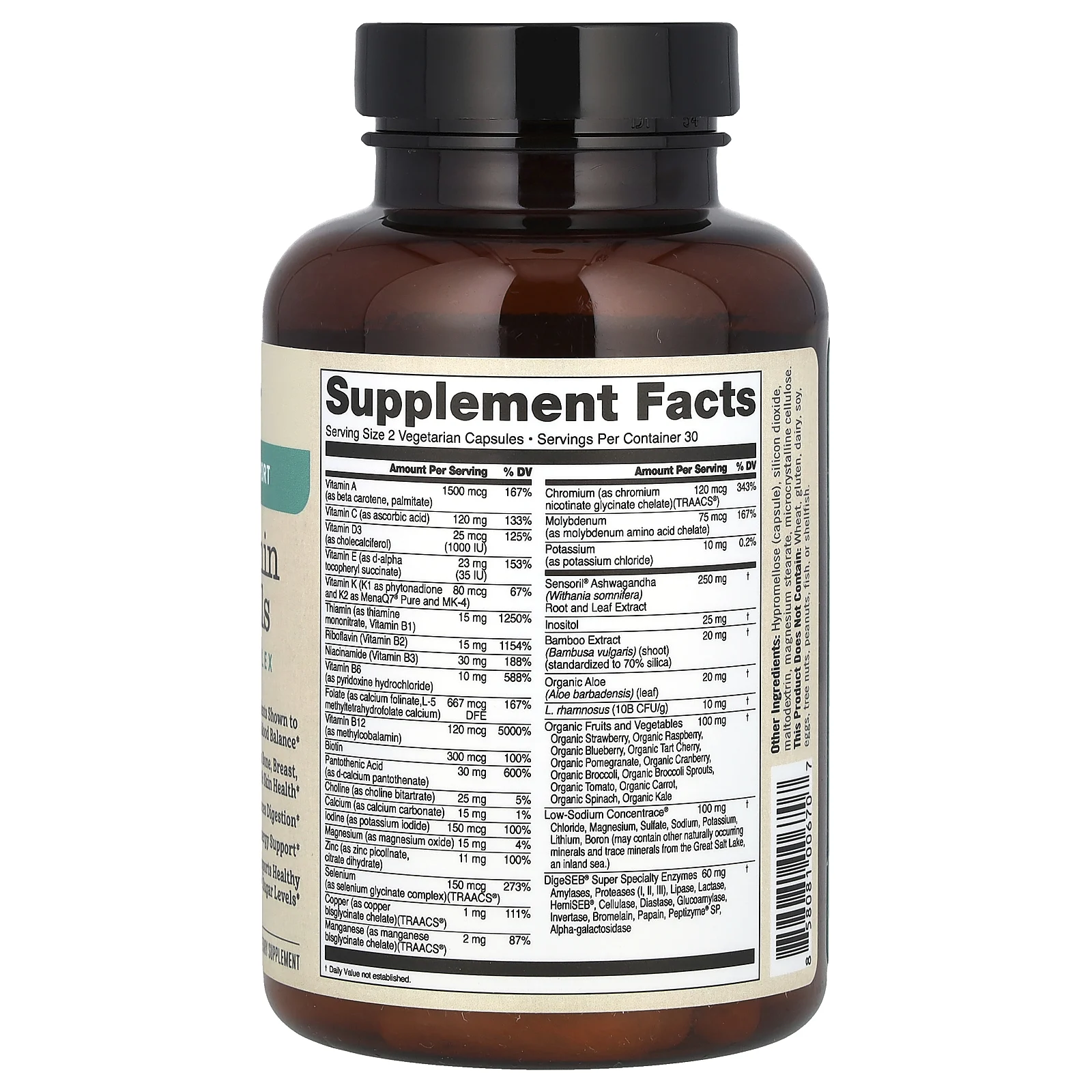 NatureWise, Мультивитамины и минералы для женщин, 60 вегетарианских капсул