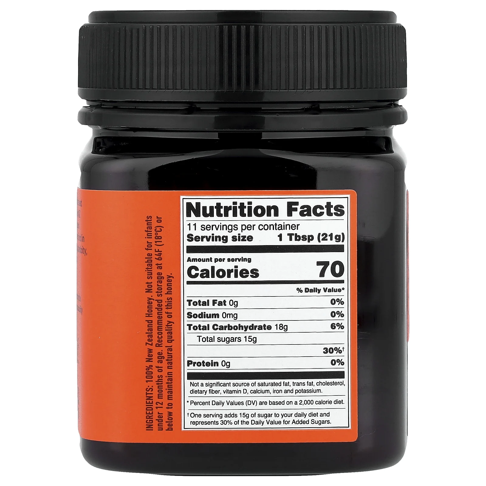 Egmont Honey, мед манука, необработанный и непастеризованный, UMF™ 20+, MGO 830+, 250 г (8,8 унции)