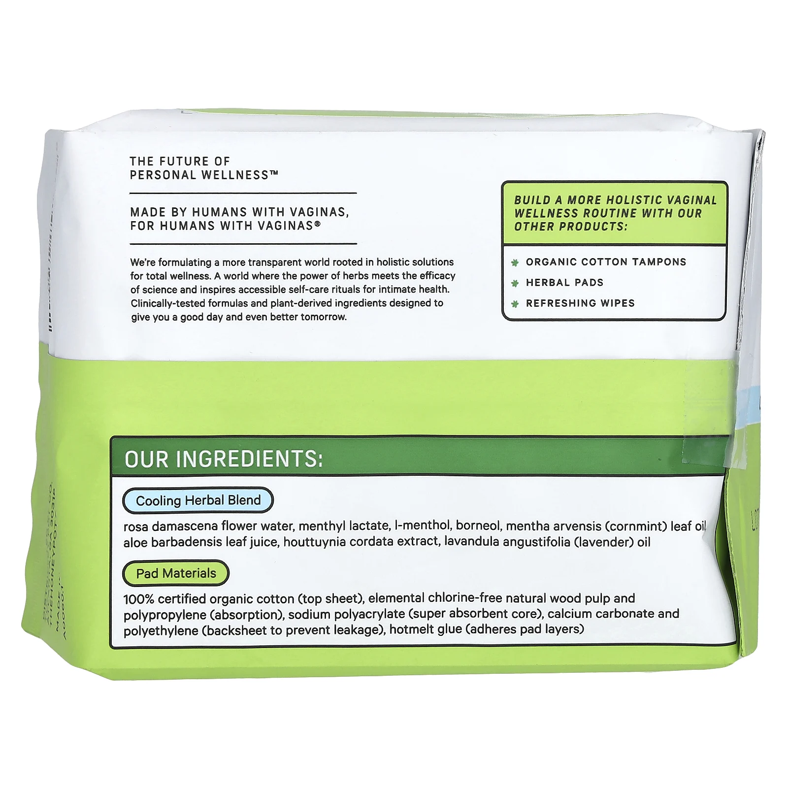 The Honey Pot Company, Длинная подкладка из 100% органического хлопка, 30 шт.