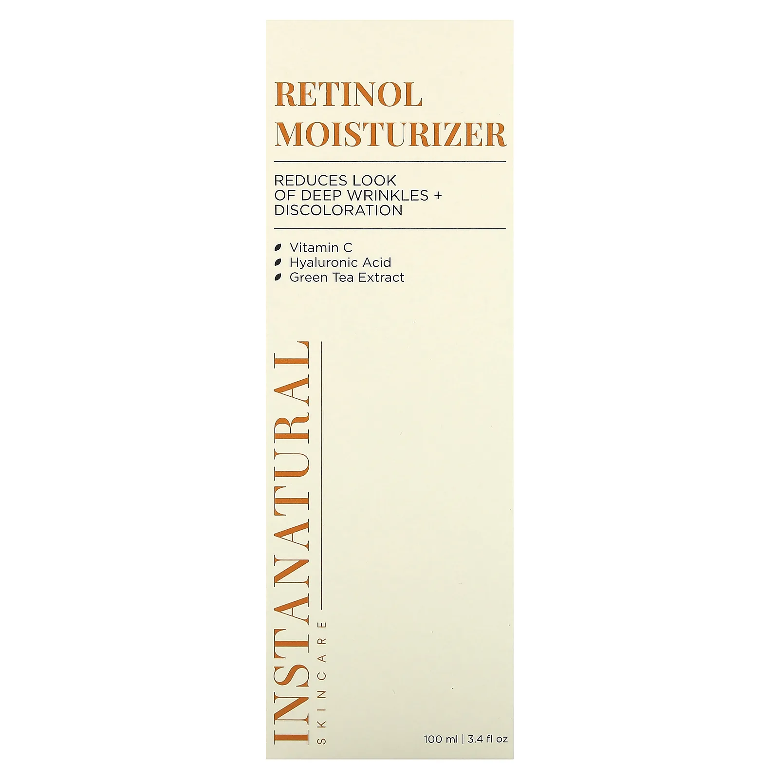 InstaNatural, увлажняющий крем с ретинолом, 100 мл (3,4 жидк. унции)
