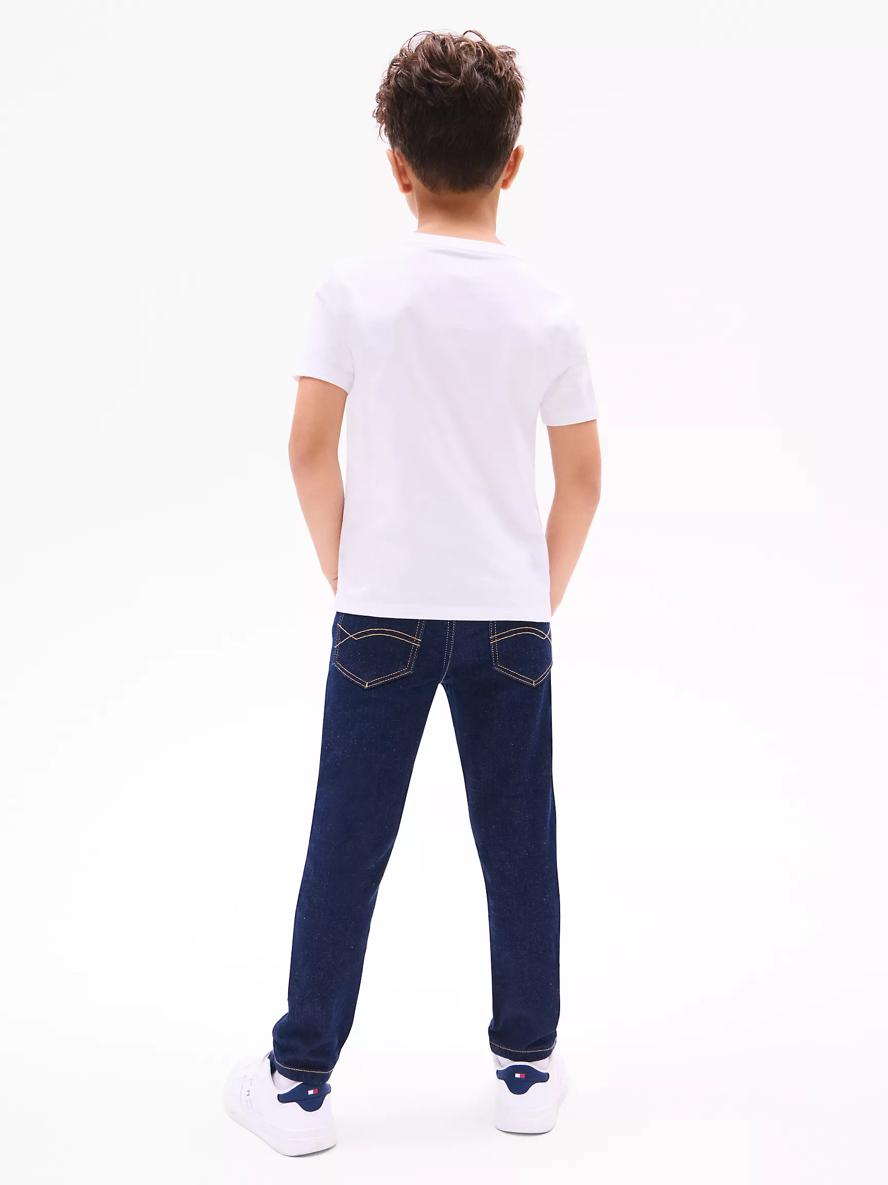 Футболка Tommy Hilfiger для мальчиков, Детская футболка с логотипом Hilfiger