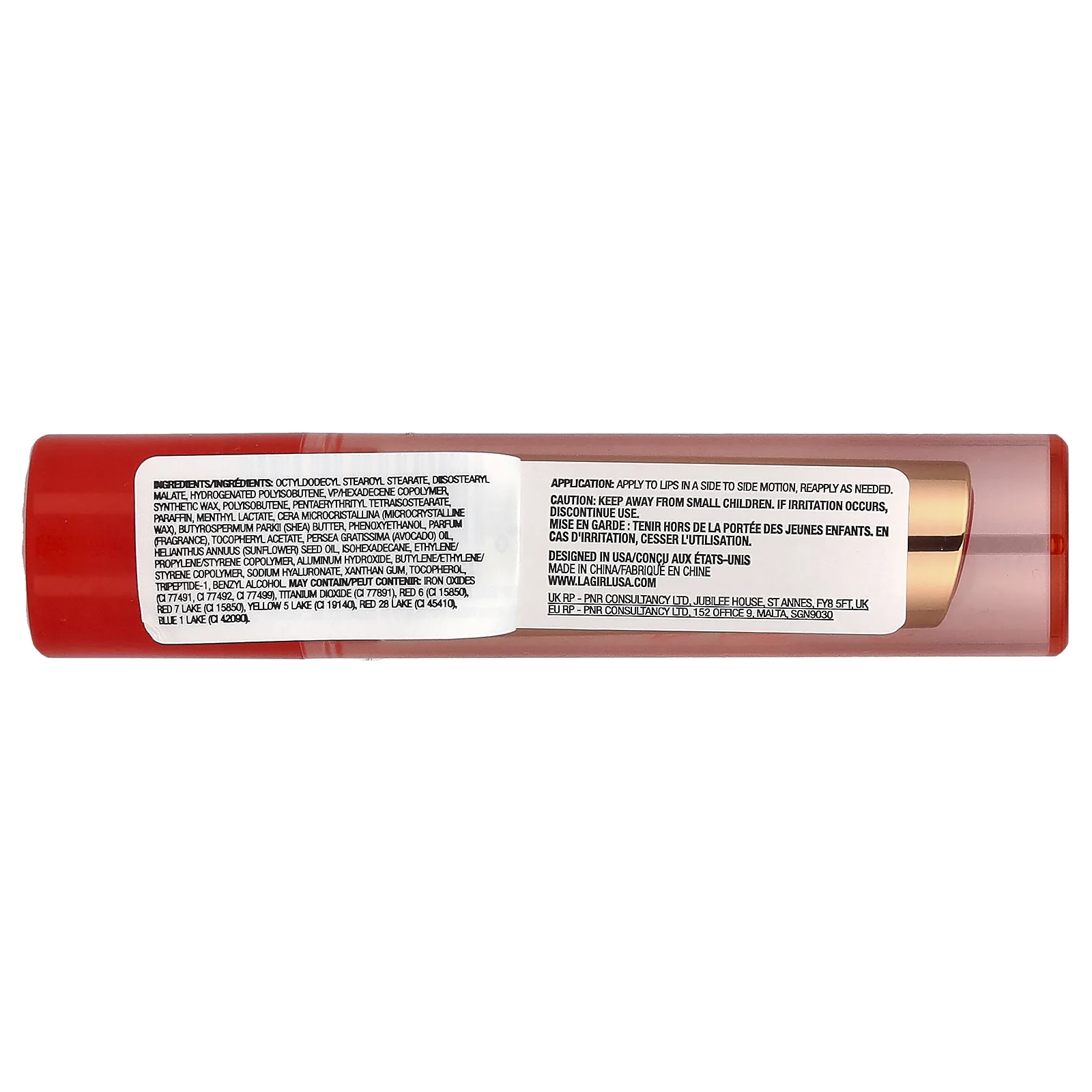 L.A. Girl, Sheer Tint, бальзам для губ, GLC604 персиковый, 2 г (0,07 унции)