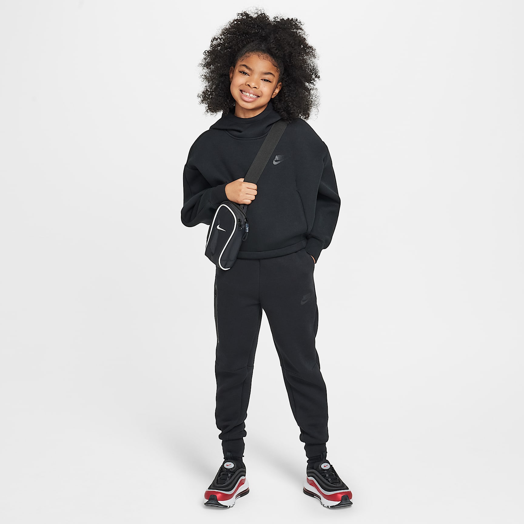 Nike Sportswear Tech Fleece Girls' Oversized Hoodie