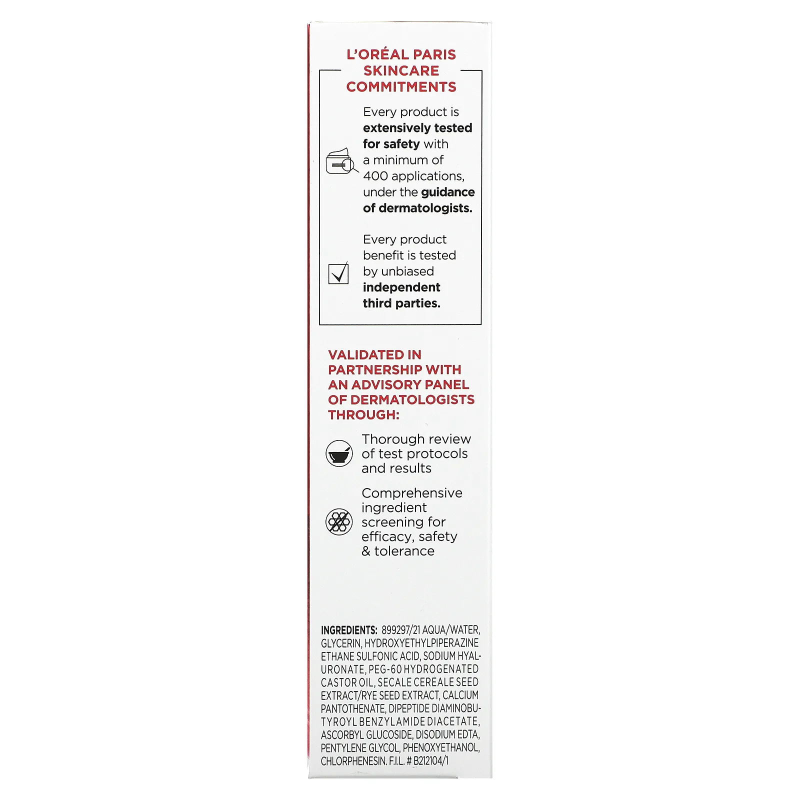 L'Oréal, Revitalift Derm Intensives, сыворотка с 1,5 % гиалуроновой кислотой, 30 мл