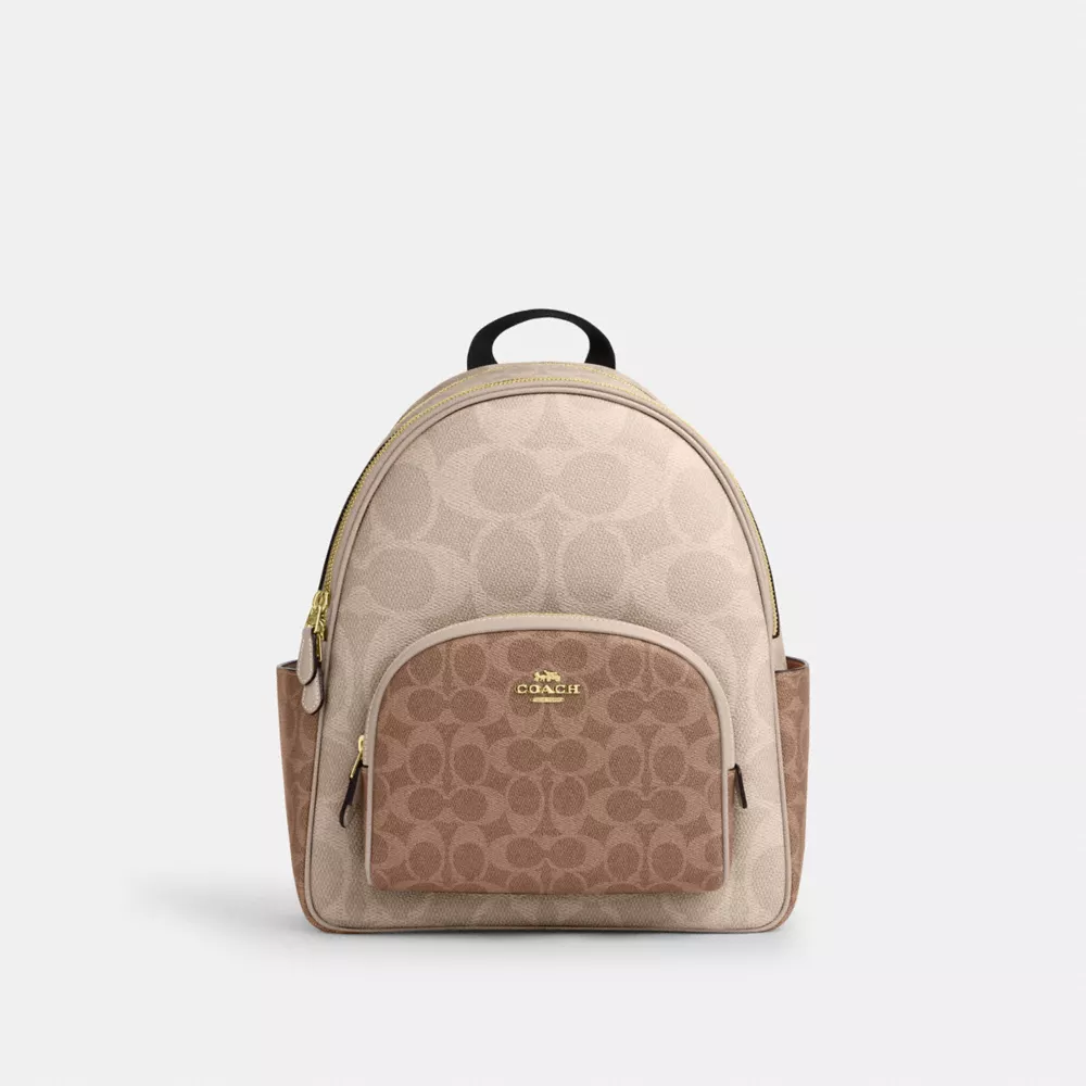 Рюкзак COACH Court Backpack In Blocked Signature Canvas