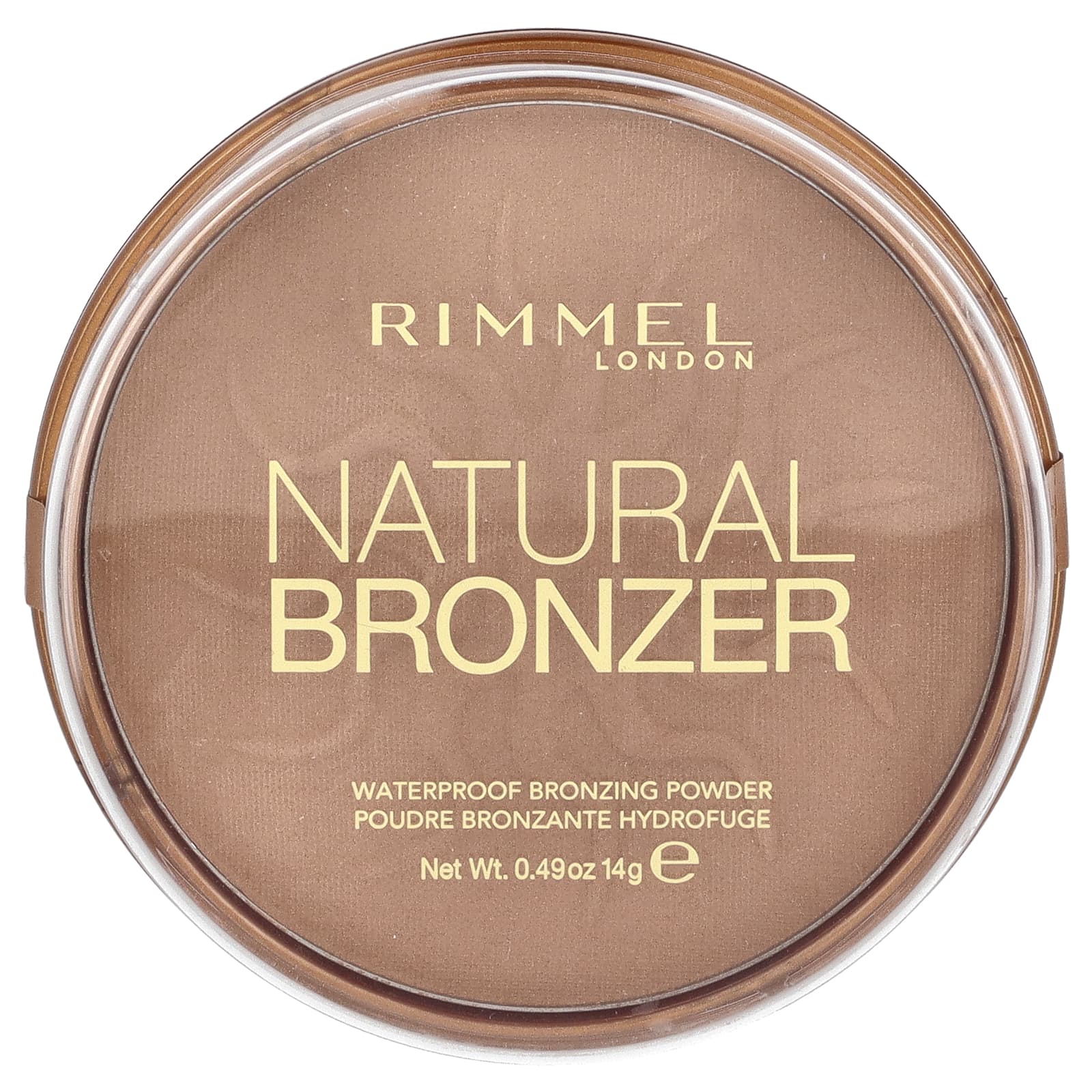 Rimmel London, Natural Bronzer, Waterproof Bronzing Powder, 022 Sun Bronze, 0.49 oz (14 g)