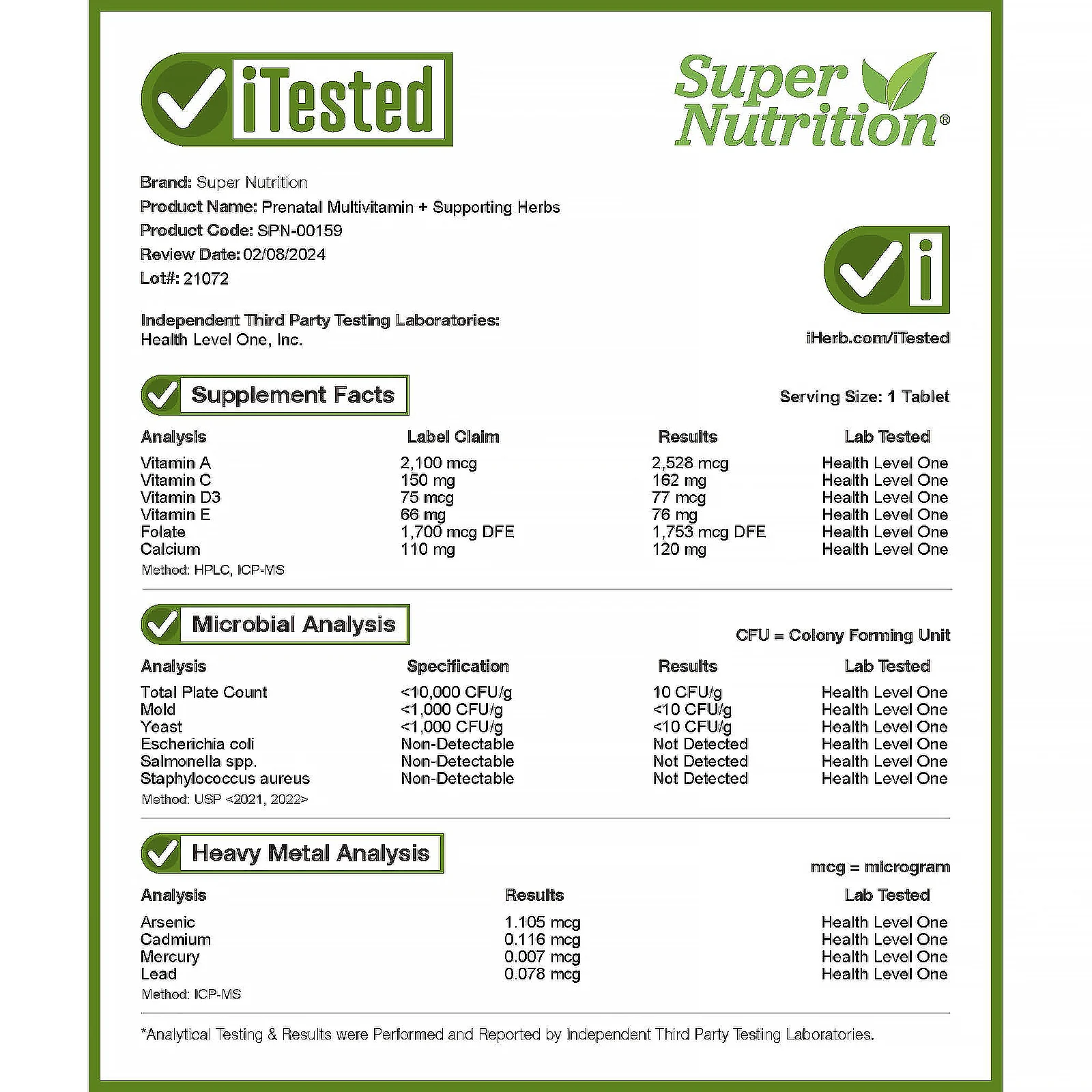 Super Nutrition, Simply One, пренатальные мультивитамины тройного действия, 90 таблеток