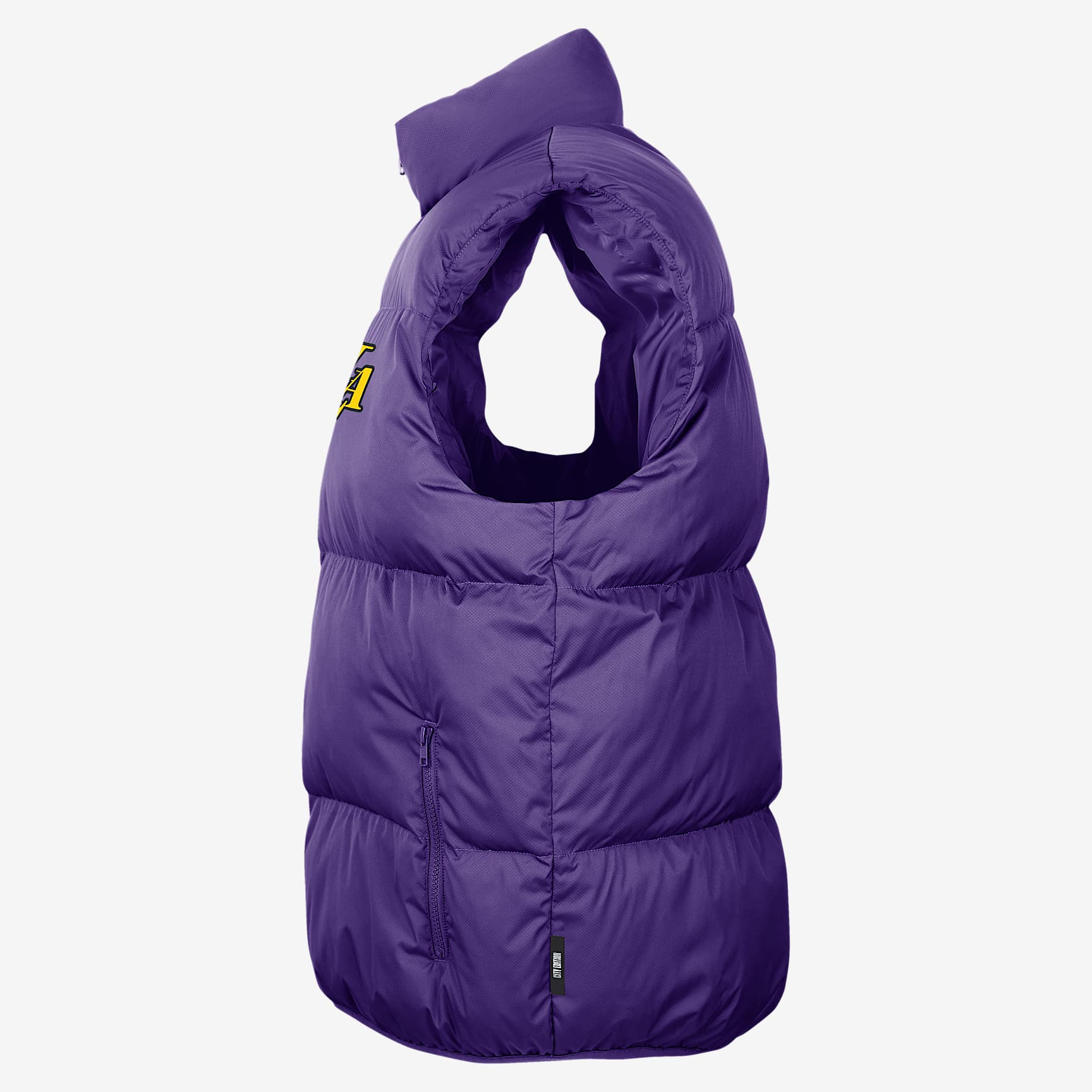 Los Angeles Lakers City Edition Men's Nike NBA Puffer Vest