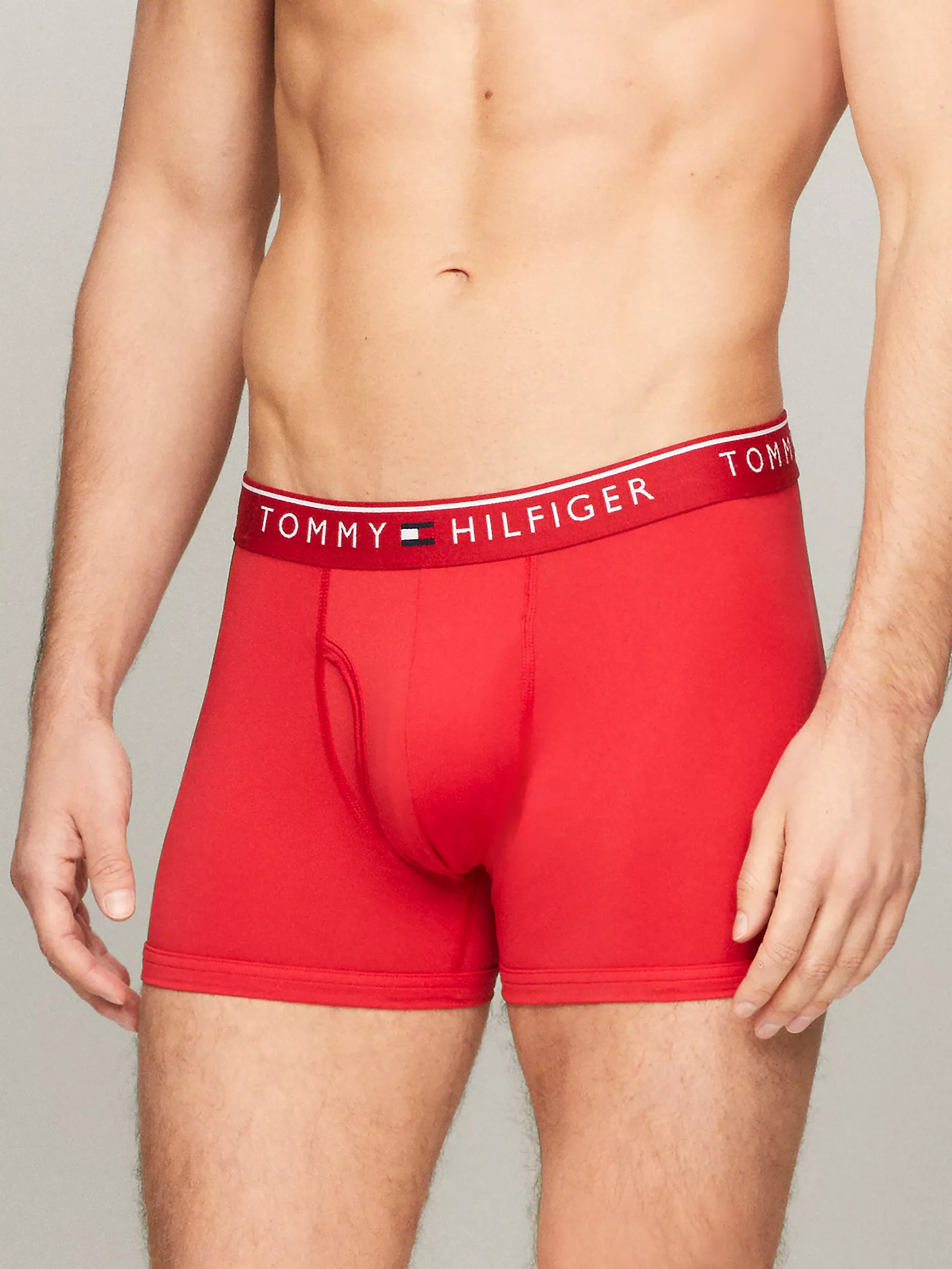 Мужское нижнее белье Tommy Hilfiger, Микрофибровые трусы-боксёры TH (набор 3 шт.)