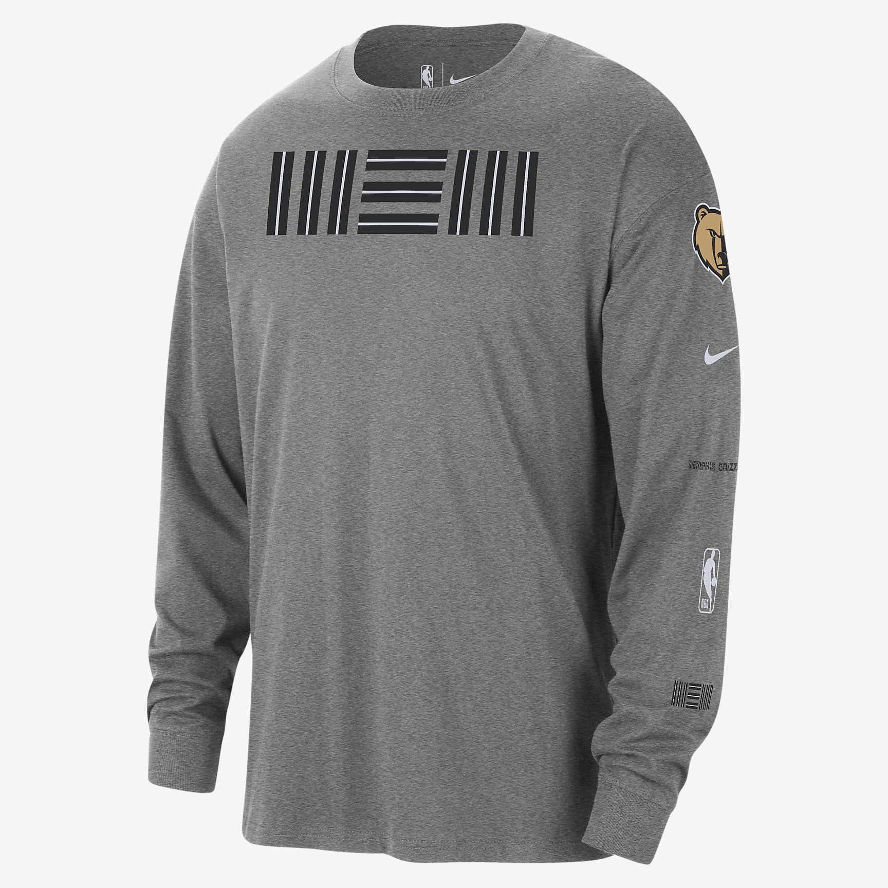 Memphis Grizzlies 2023/24 City Edition Men's Nike NBA Max90 Long-Sleeve T-Shirt