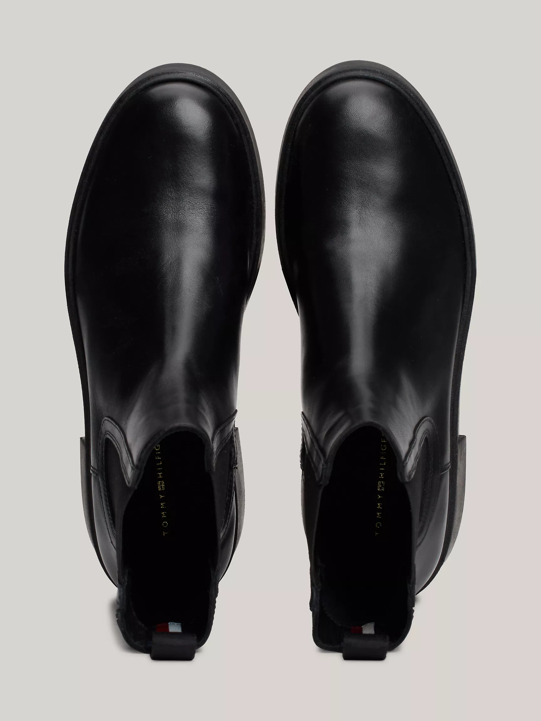 Женские ботинки Tommy Hilfiger, Кожаные ботинки челси с монограммным узором