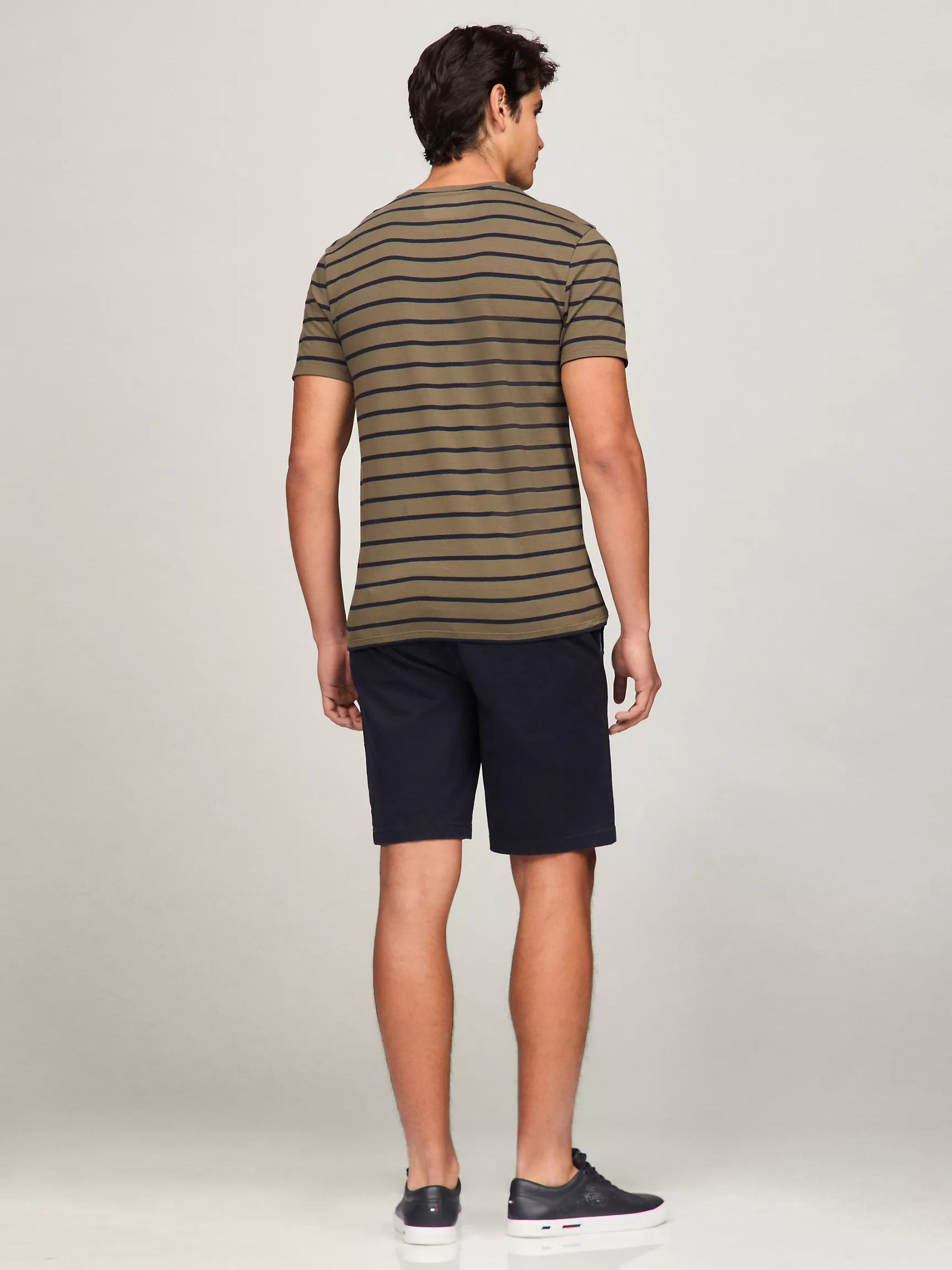 Мужская футболка Tommy Hilfiger, Эластичная футболка премиального качества сверхприталенного кроя