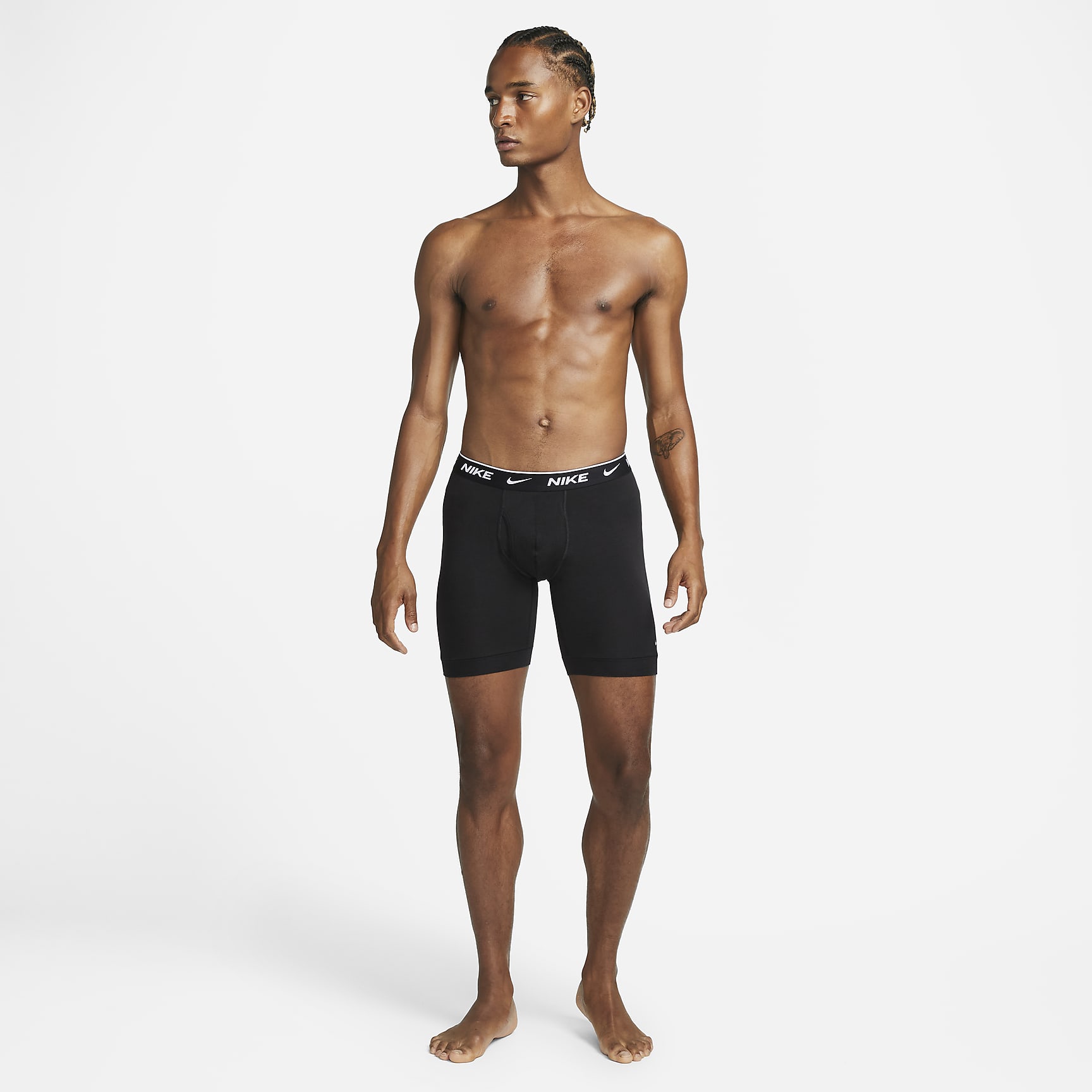 Nike Dri-FIT Essential Cotton Stretch Men's Long Boxer Briefs (3-Pack)