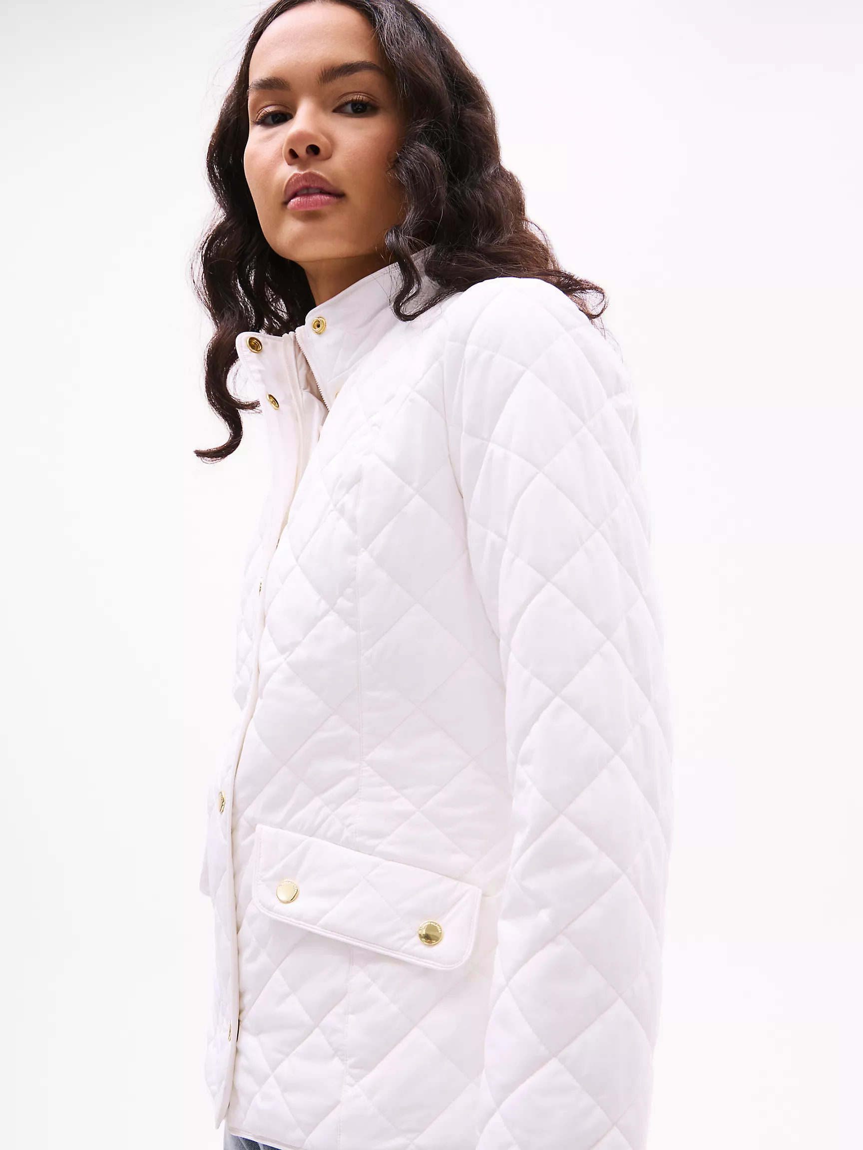 Женская куртка Tommy Hilfiger, Стеганая куртка для верховой езды