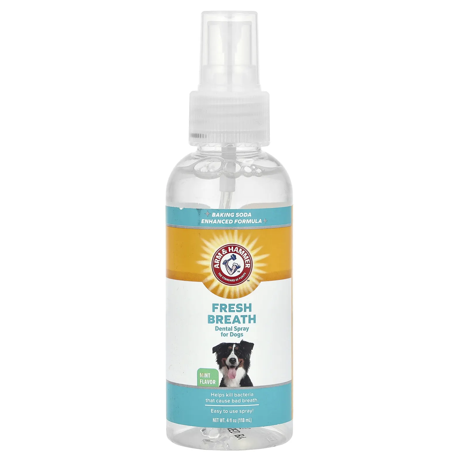 Arm & Hammer, Fresh Breath, стоматологический спрей для собак, мята, 118 мл (4 жидк. Унции)