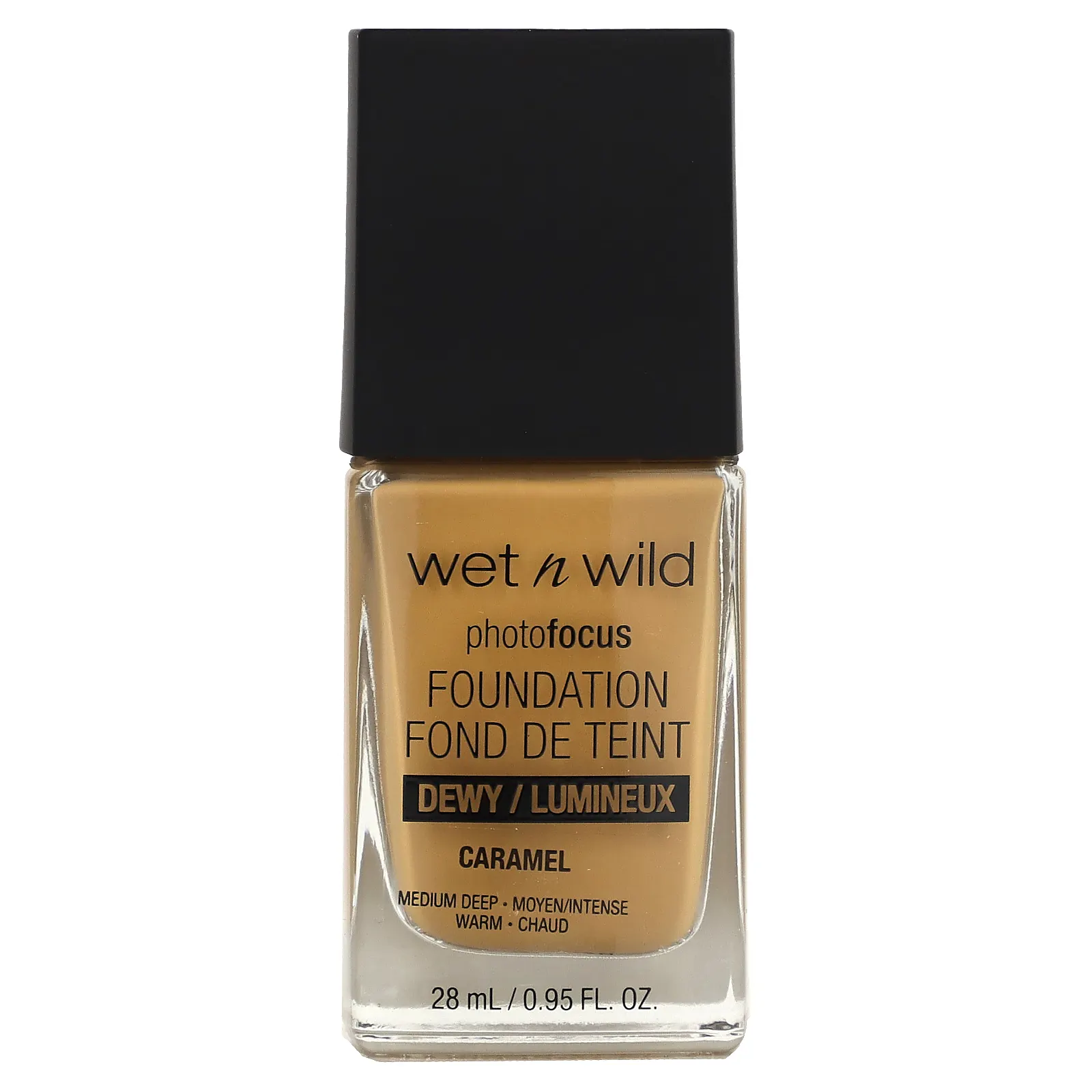 wet n wild, PhotoFocus Foundation, Dewy, карамель, 28 мл (0,95 жидк. Унции)