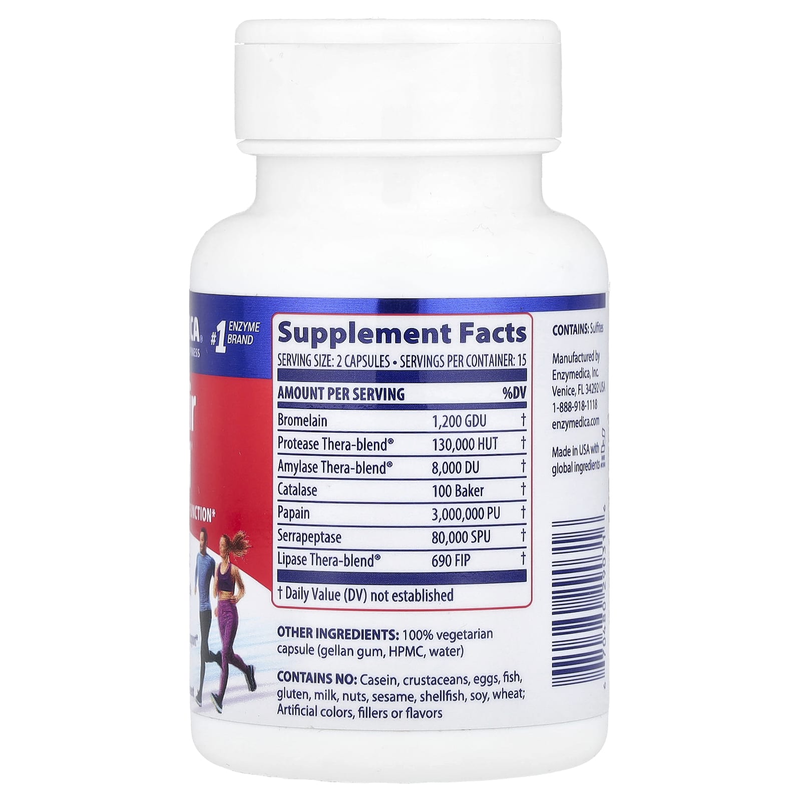 Enzymedica, Repair Gold, для мышц, тканей и суставов, 30 капсул