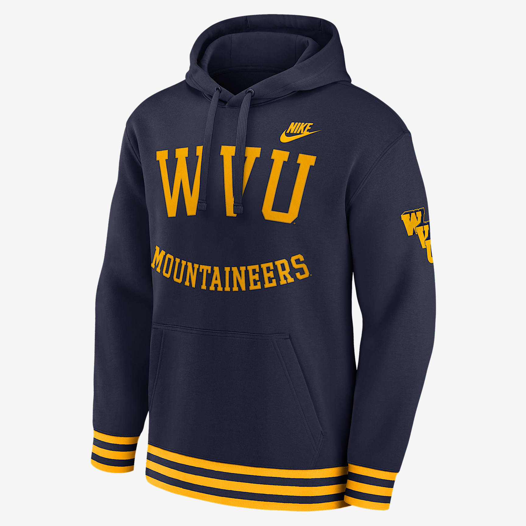 West Virginia Mountaineers Legacy Retro Men’s Nike College Pullover Hoodie