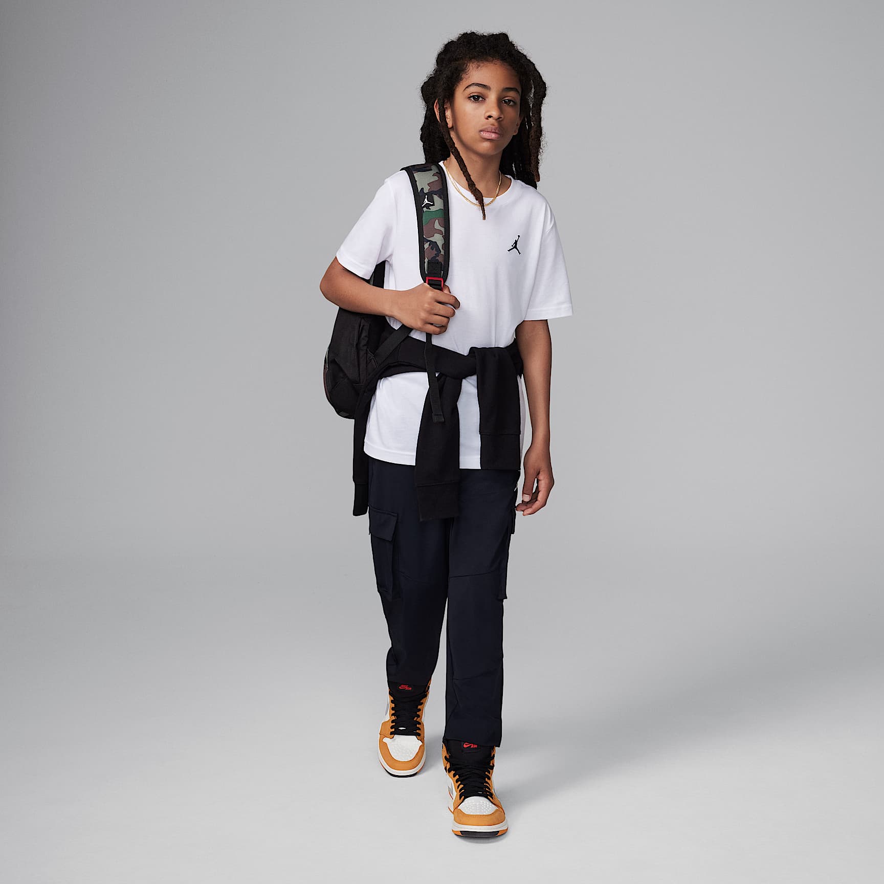 Jordan Big Kids' Jumpman Air Embroidered T-Shirt