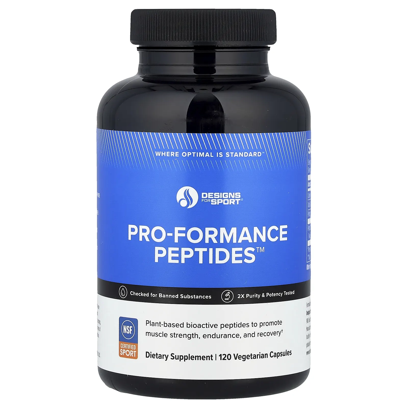 Designs For Health, Designs For Sport®, Pro-Formance Peptides ™, 120 вегетарианских капсул