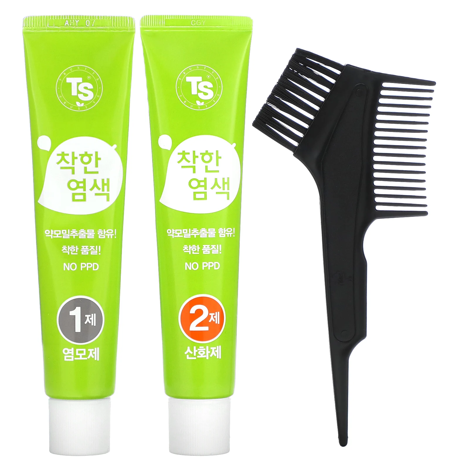 TS Trillion, TS Chahan, крем-краска для волос, № 8 желто-каштановый, 1 набор